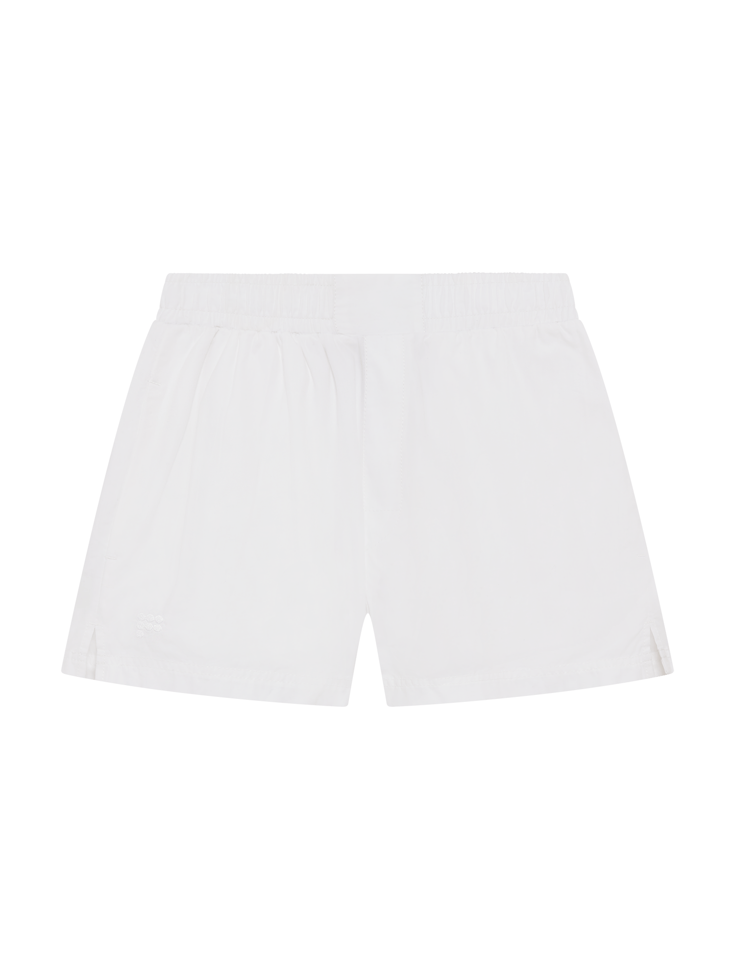 Womens Cotton Shorts—Off-White