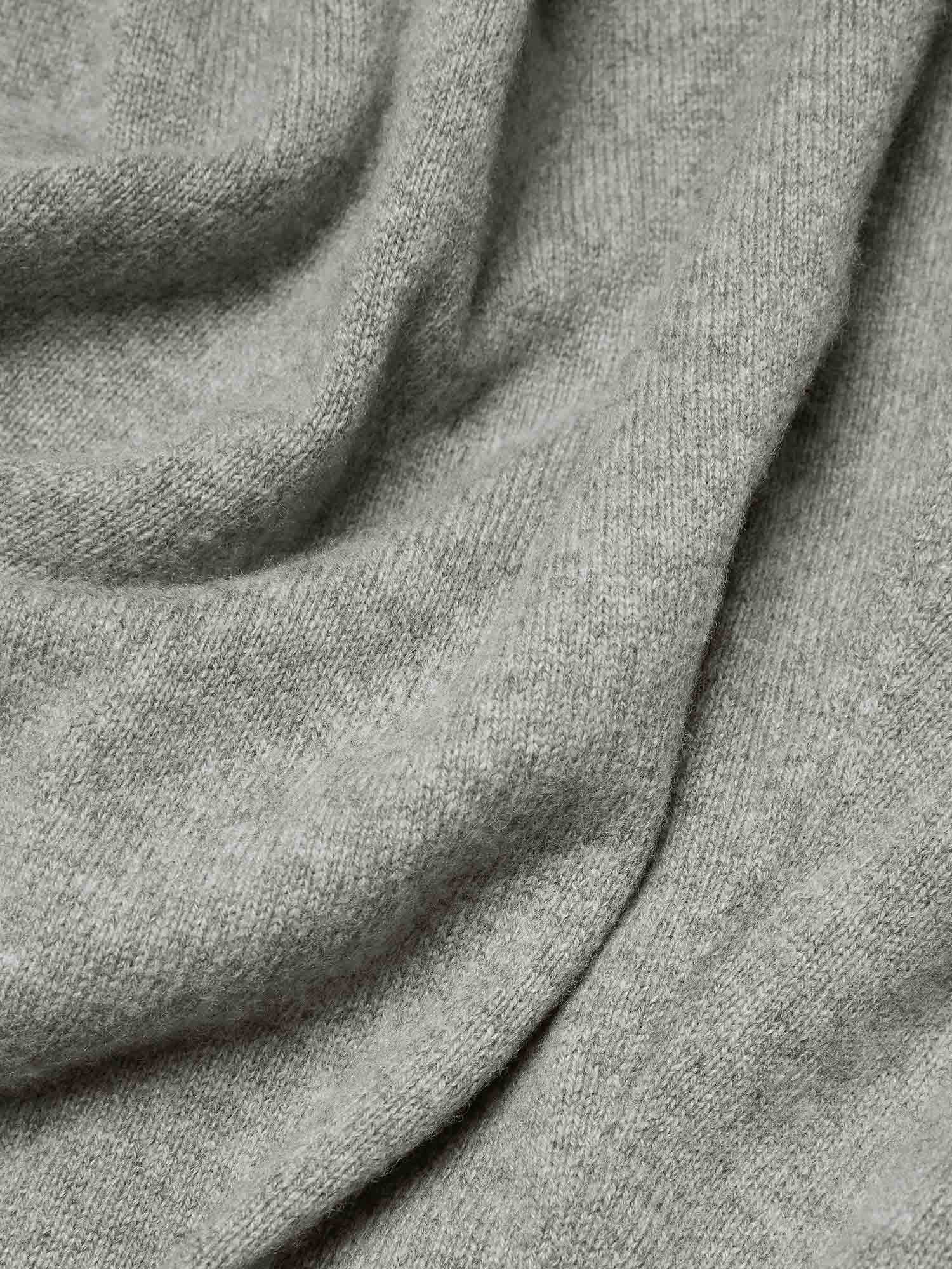 Cashmere Hoodie Pale Grey Melange