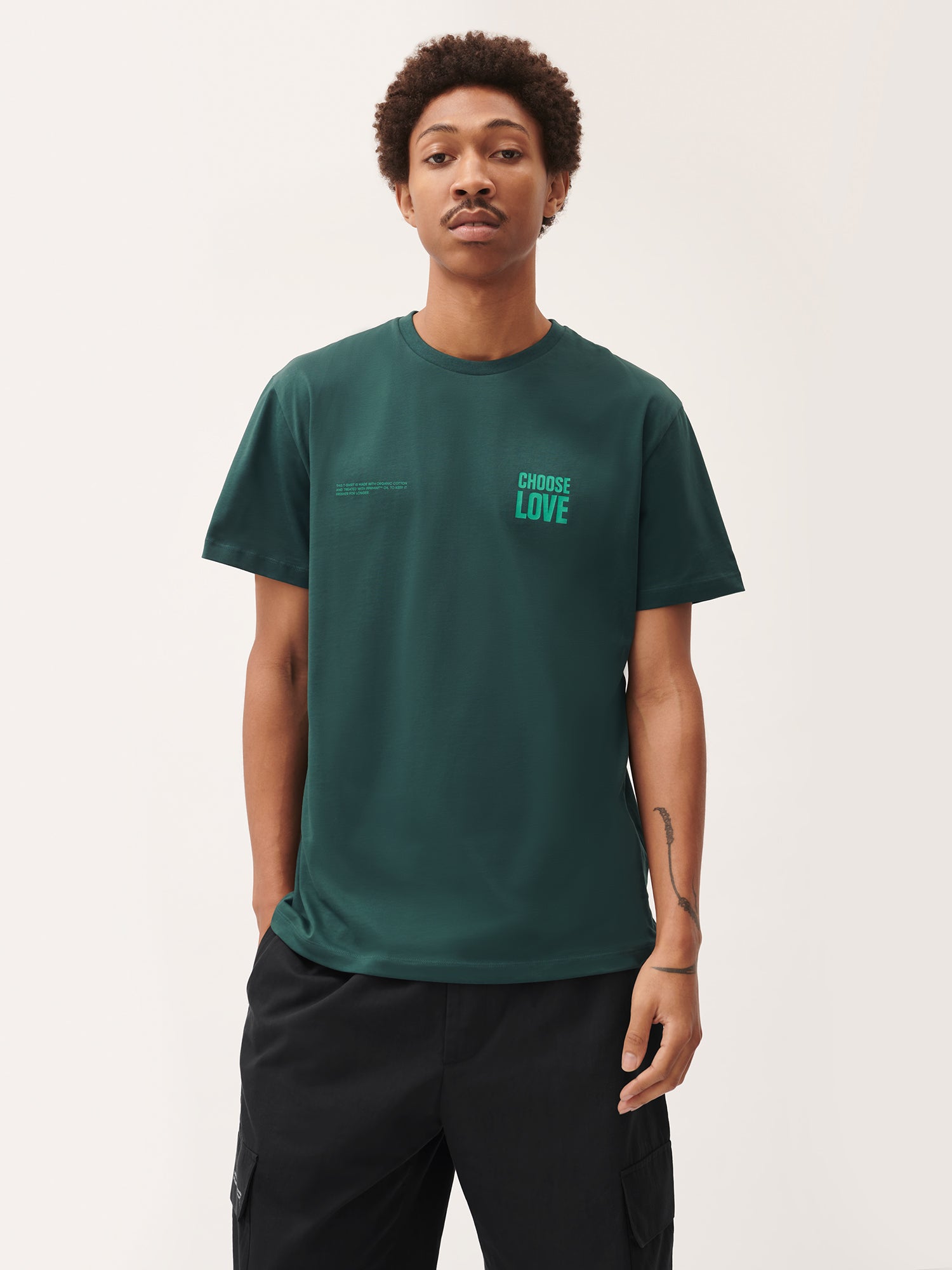 Choose_Love_Midweight_T-Shirt_Foliage_Green_male-1