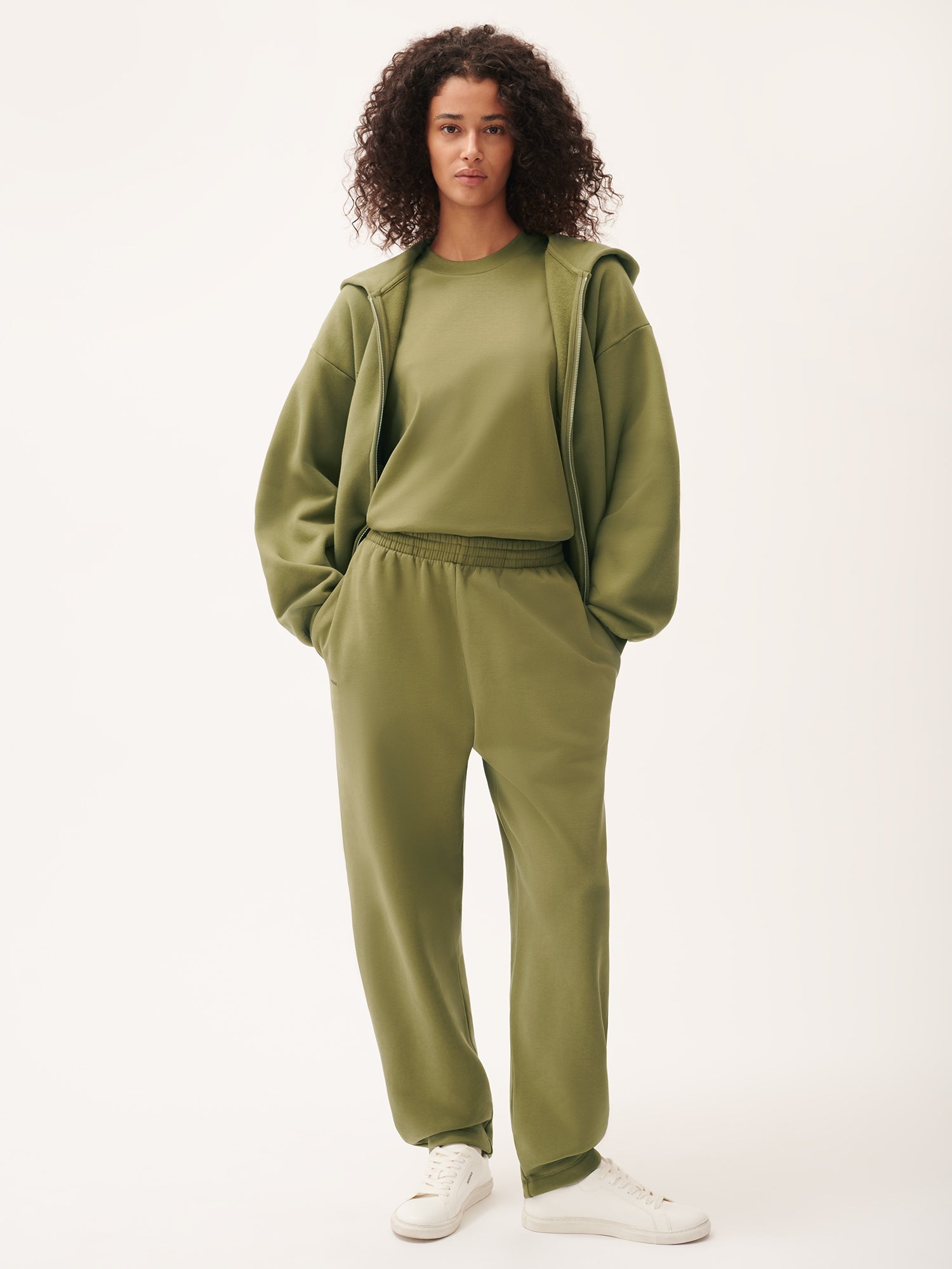 DNA_Barrel-Leg_Track_Pants_Highland_Green_female