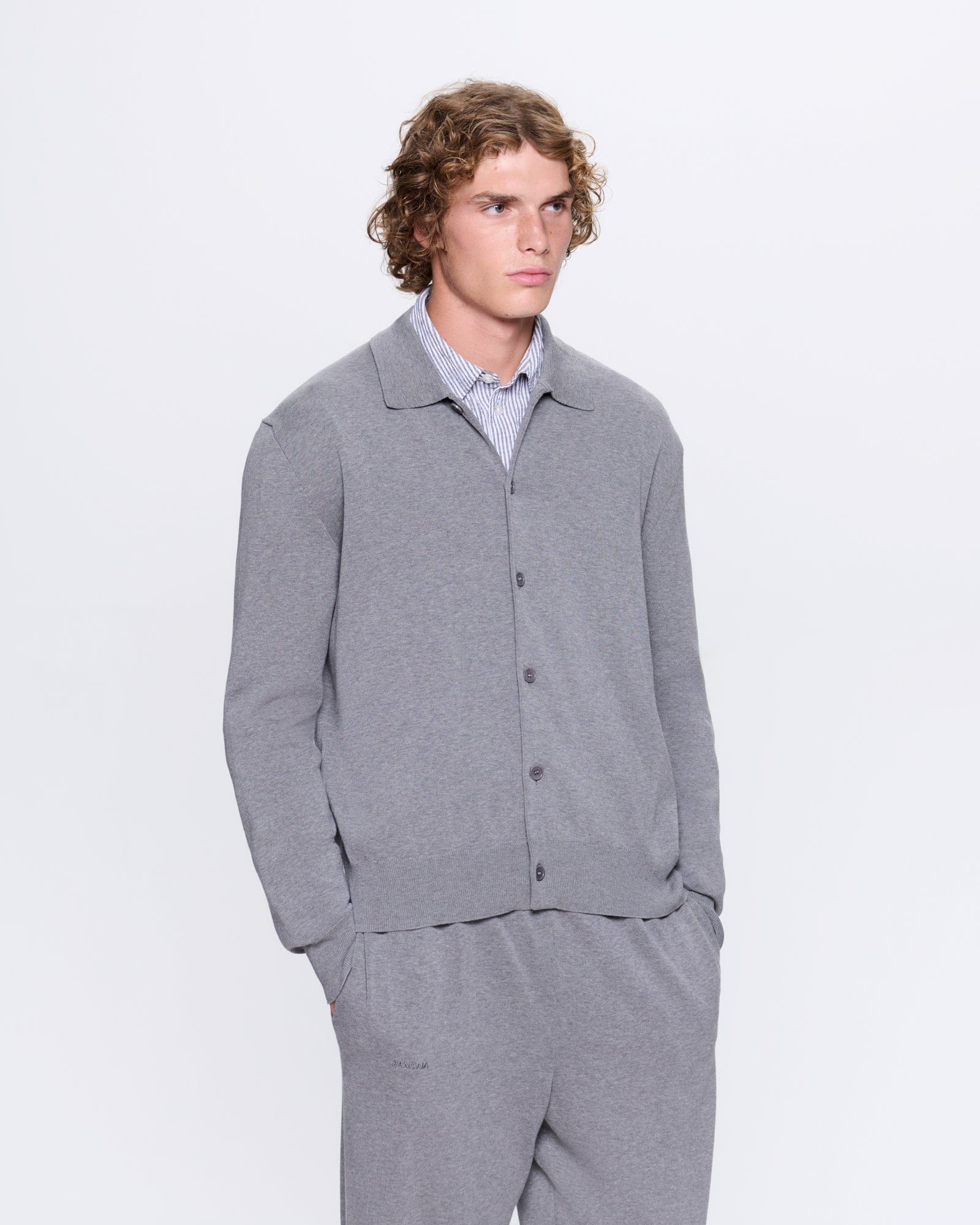 DNA_KNITTED_COLLARED_SHIRT_GREY_MARL_MENS_FRONT