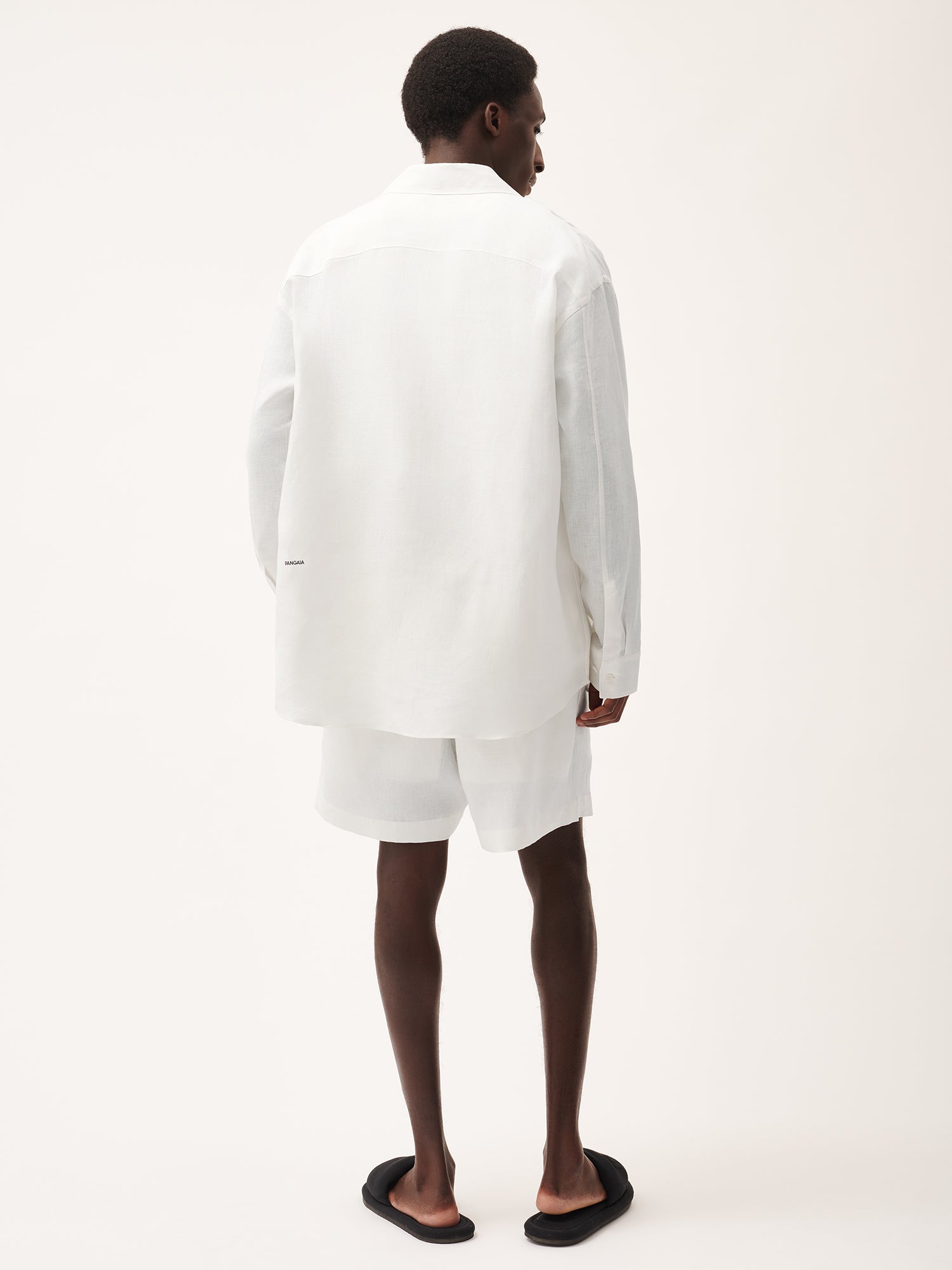 NA_Linen_Mid_Length_Shorts_Off_White_Male-2