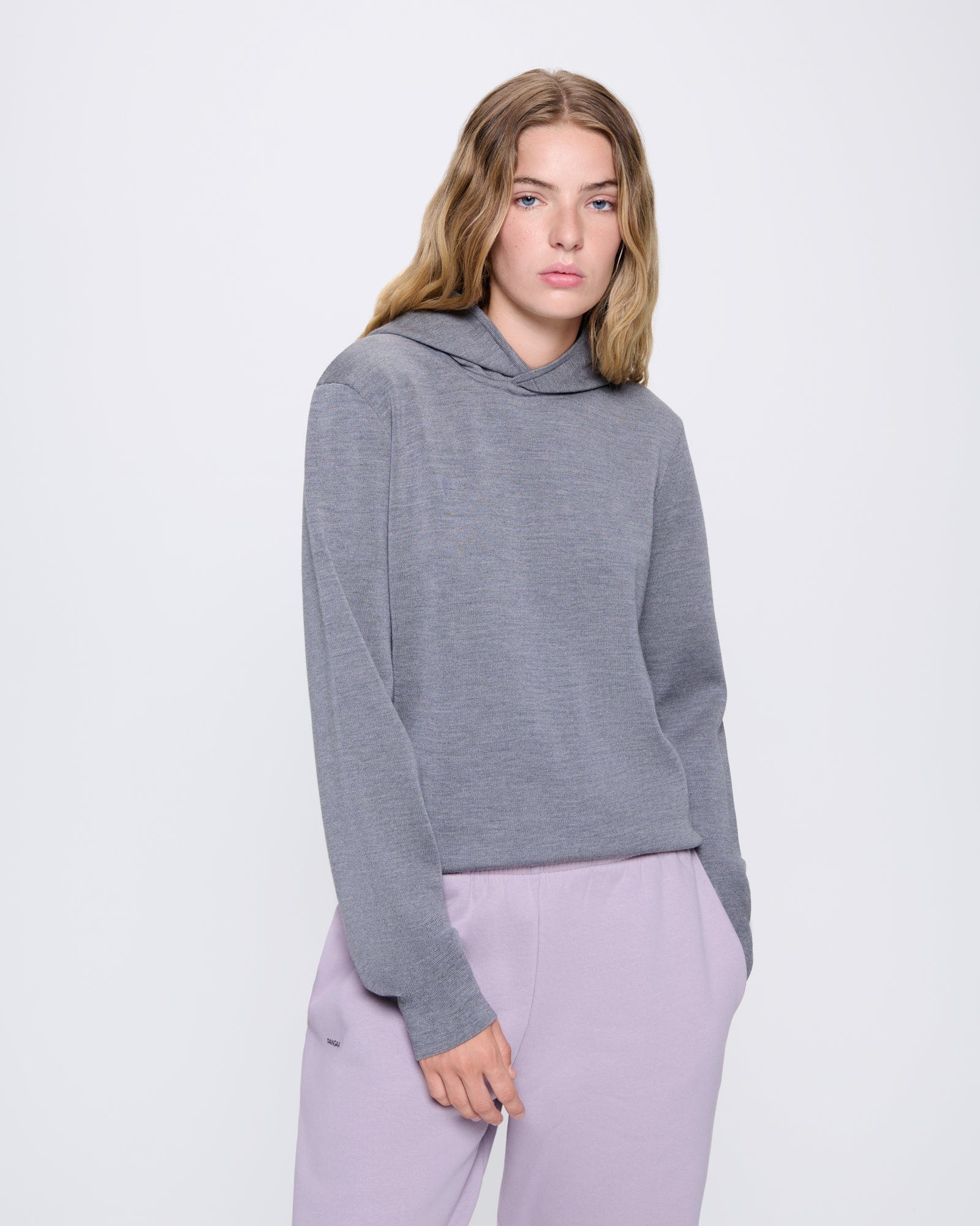 DNA_MERINO-WOOL_HOODIE_GREY-MARL_WOMENS_FRONT