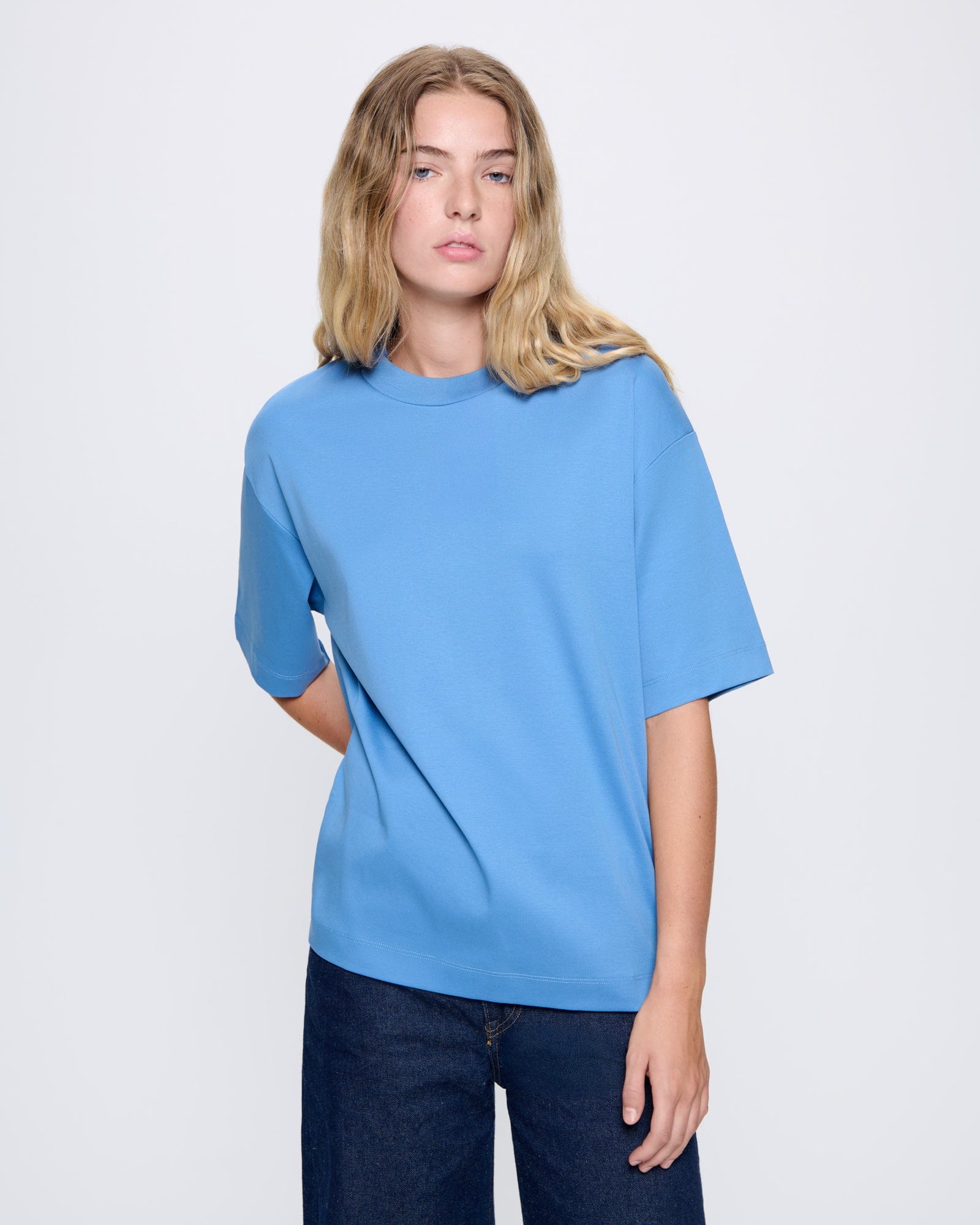 Womens DNA Blue Oversized T-shirt PANGAIA