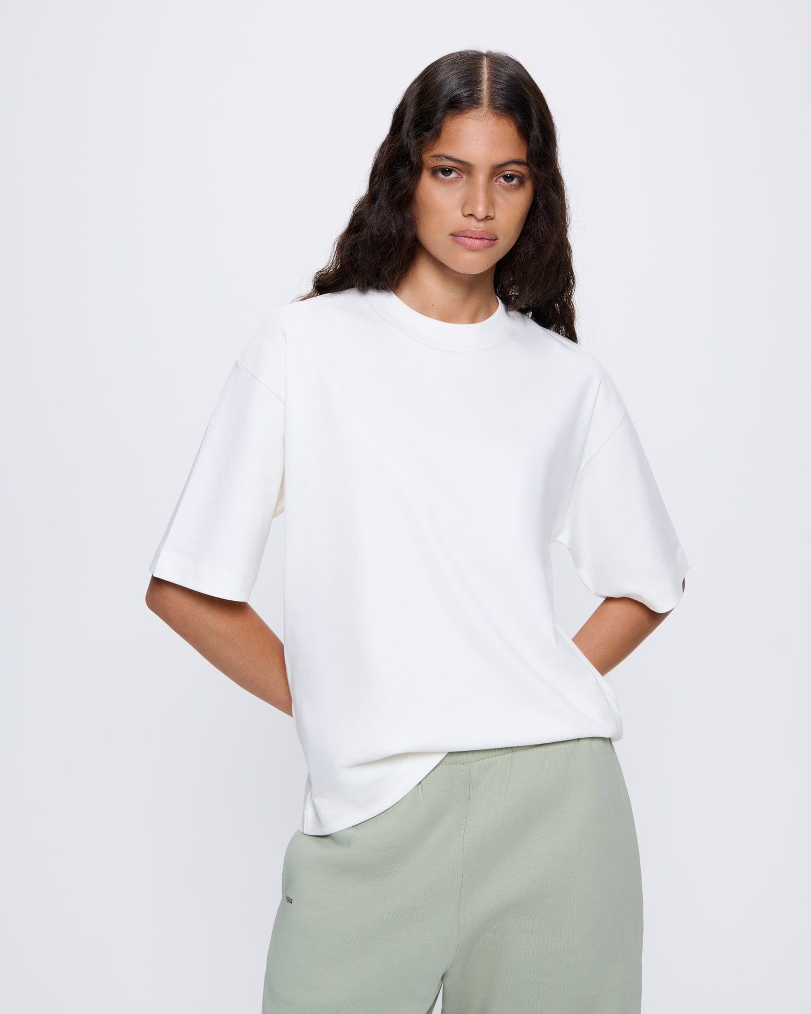 Womens DNA Oversized T-Shirt—off-white