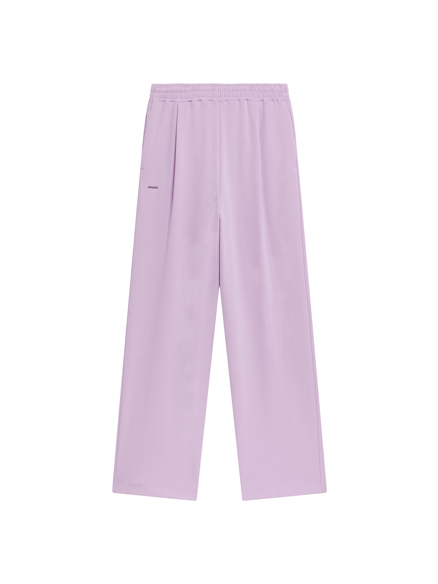 Womens Double Jersey Pleated Trousers—Crocus Purple