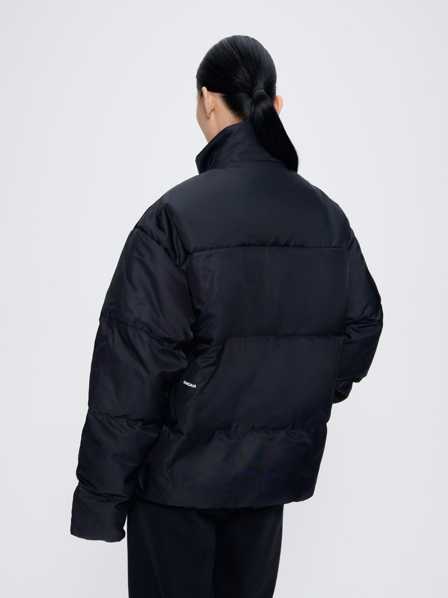 Womens Black FLWRDWN™ Bomber Jacket | Outerwear | PANGAIA