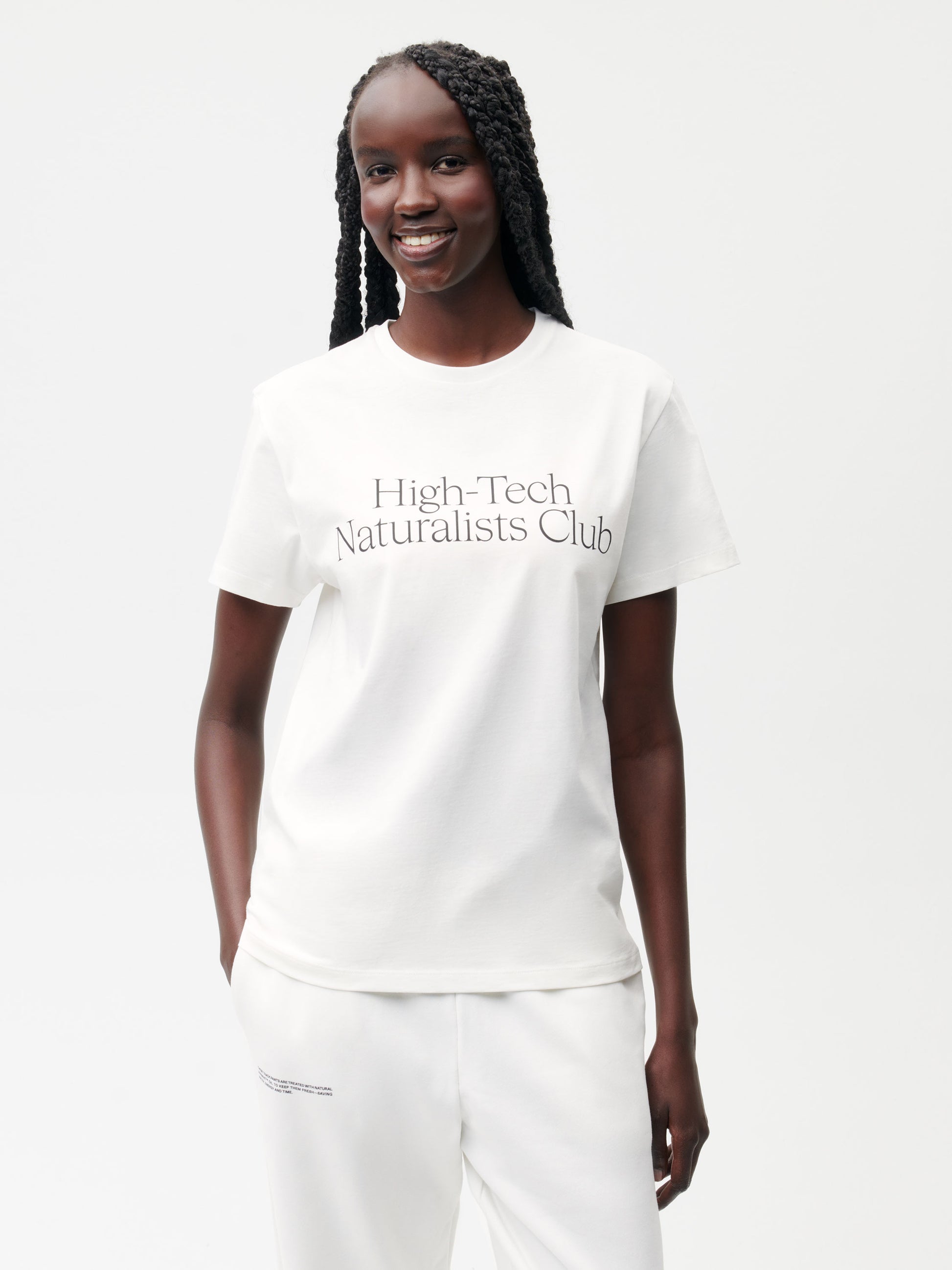       High-Tech-Naturalist-Club-Organic-Cotton-T-Shirt-Off-White-Female-1