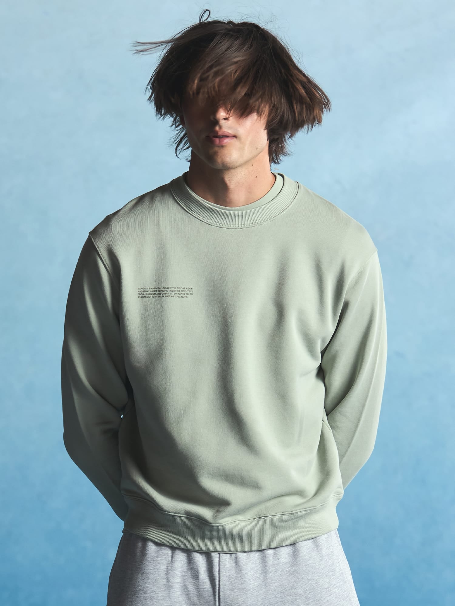 Mens Midweight Sweatshirt—Iron Fade