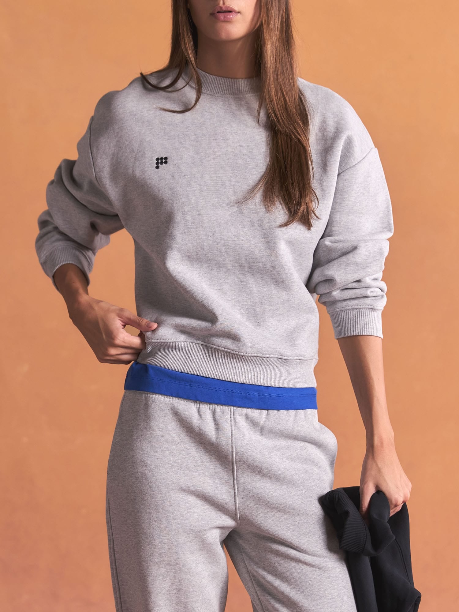 Womens Heavyweight Sweatshirt—Grey Marl