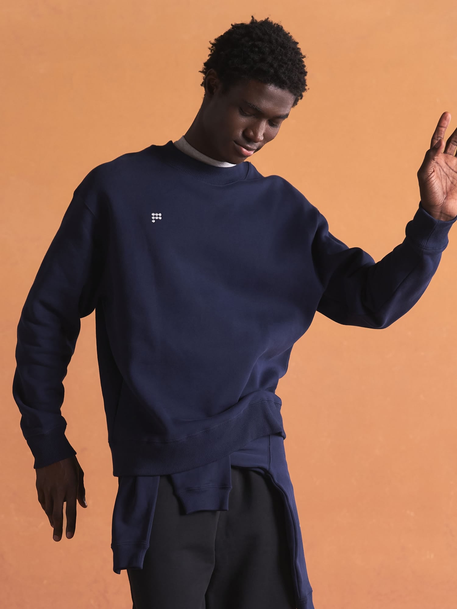 Mens Heavyweight Sweatshirt—Ocean Navy
