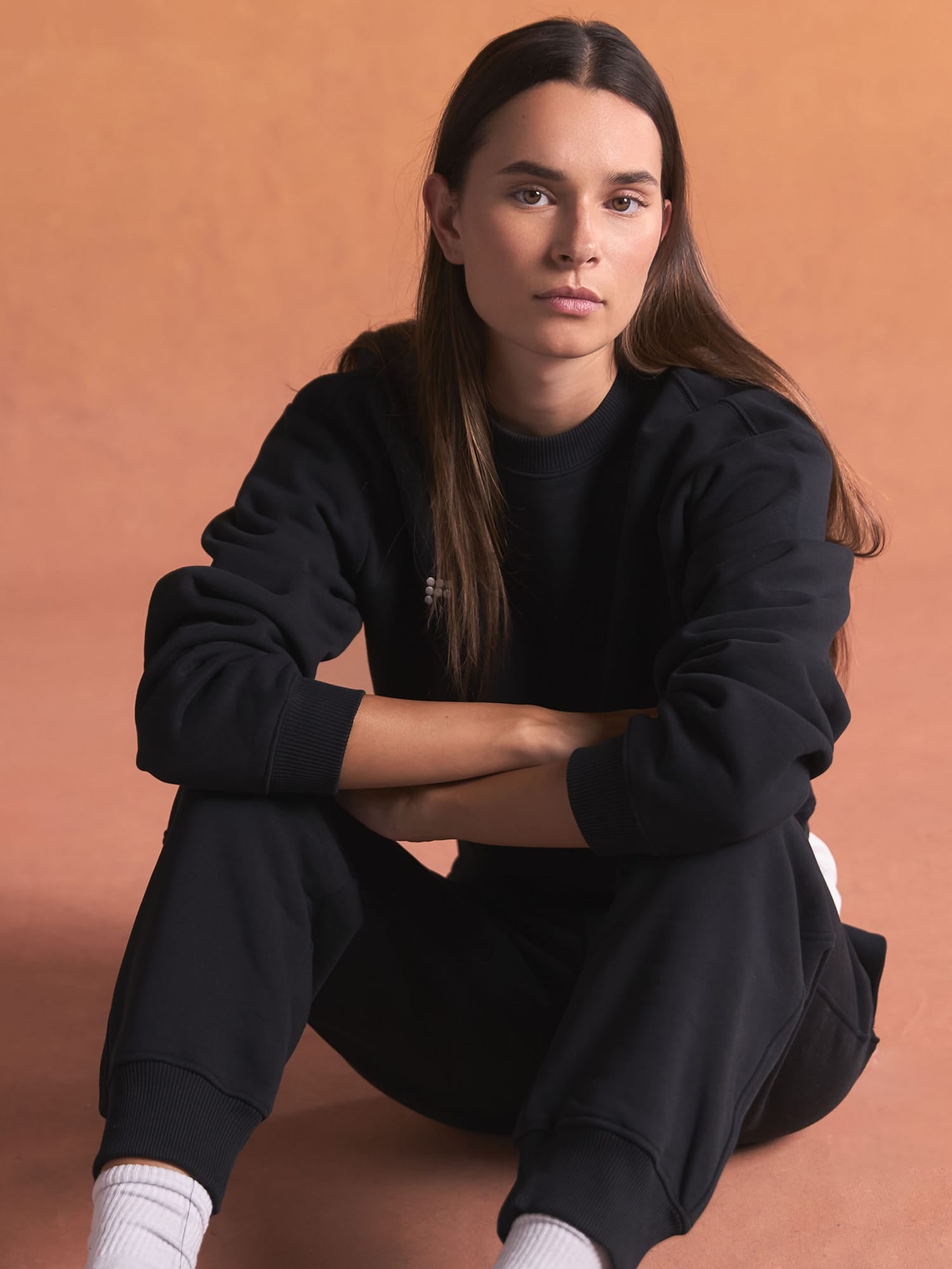 Womens Heavyweight Sweatshirt—Black