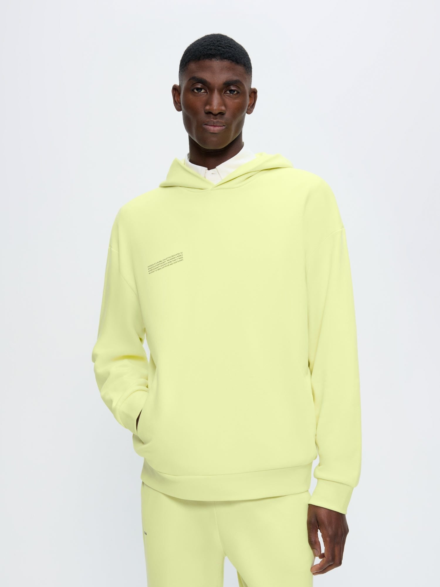 Mens 365 Midweight Hoodie—Soft Lime