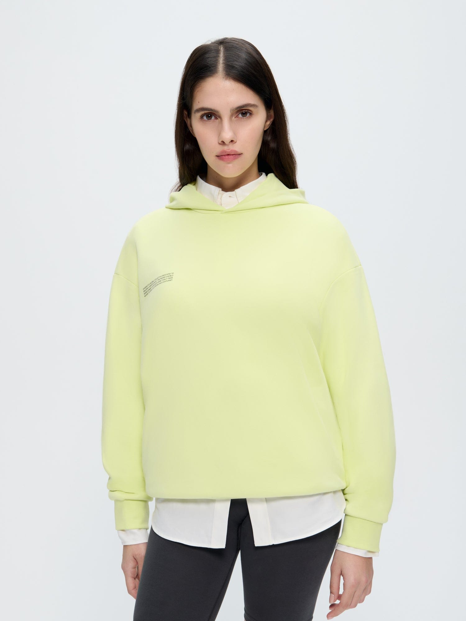 Womens 365 Midweight Hoodie—Goji red