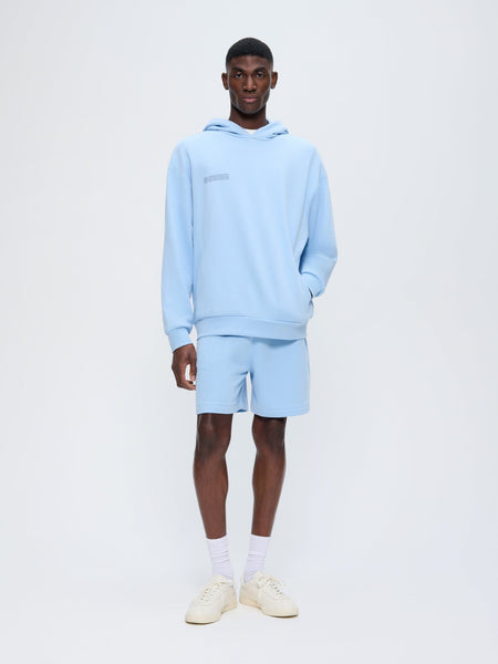 Mens 365 Midweight Mid Length Shorts—Dewdrop Blue