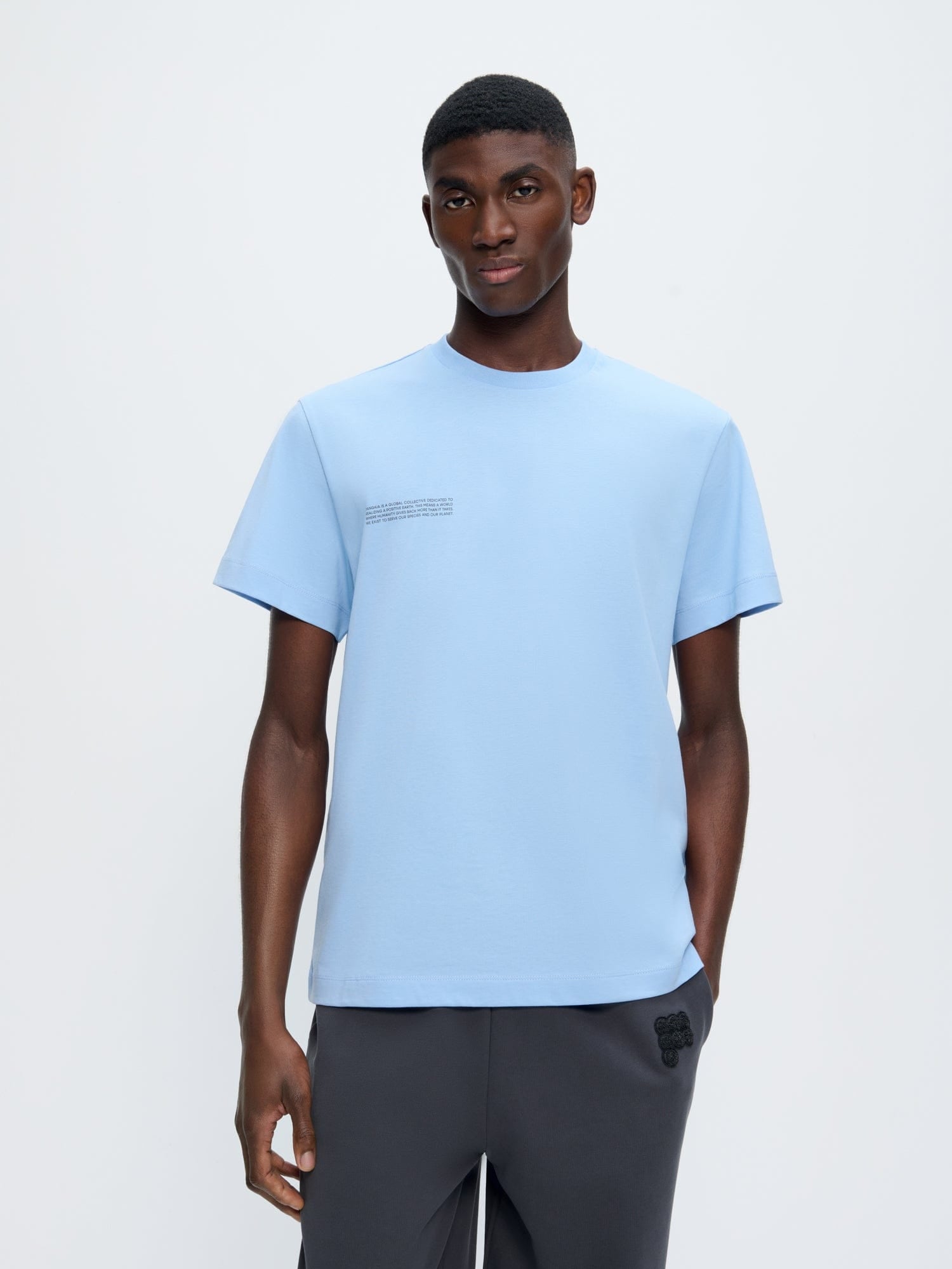 Mens 365 Midweight T-shirt—Dewdrop Blue