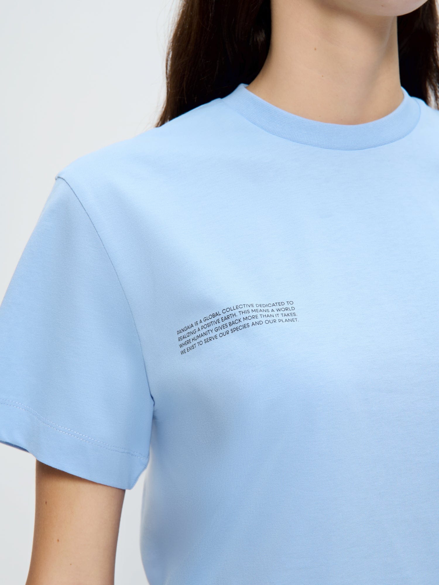 Womens 365 Midweight T-shirt—Dewdrop Blue