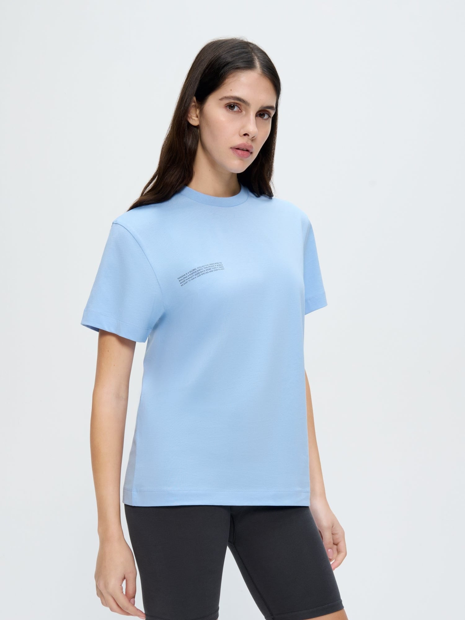 Womens 365 Midweight T-shirt—Dewdrop Blue