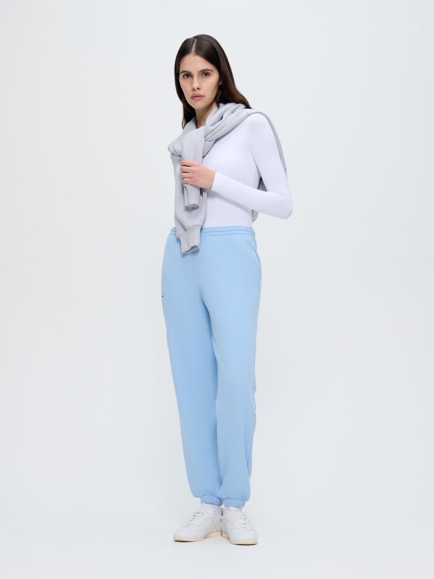 Womens 365 Midweight Track Pants—Dewdrop Blue