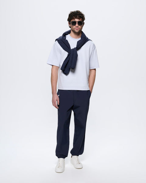 Mens Recycled Nylon Track Pants—Granite Navy
