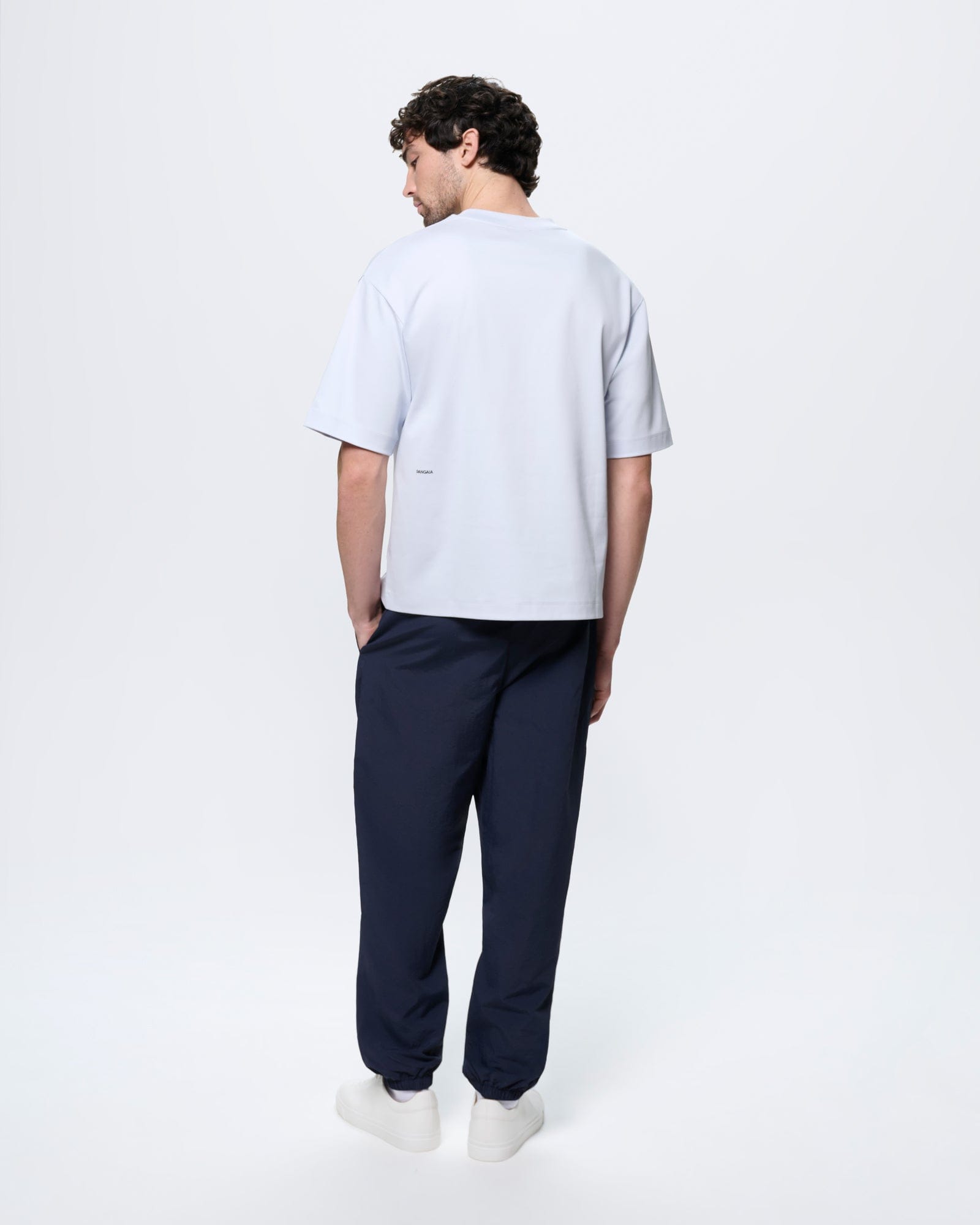 Mens Recycled Nylon Track Pants—Granite Navy