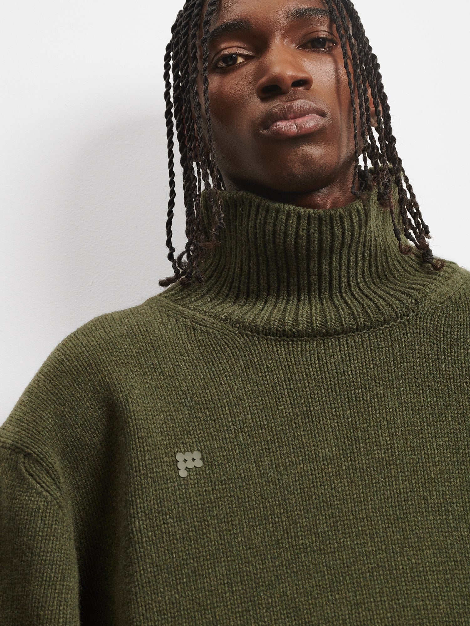 Oversized Turtleneck Chunky Mens Turtleneck Sweater JACQUES Men