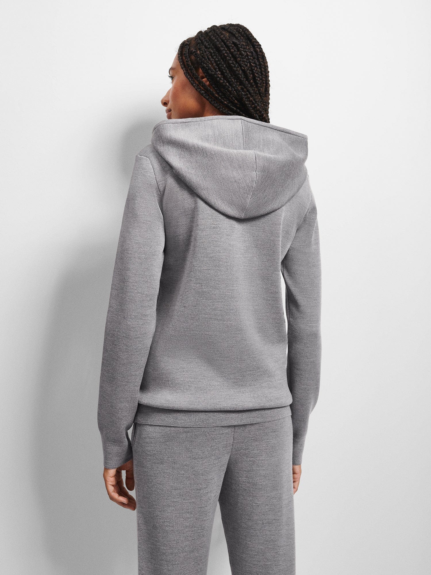 Grey marl cheap hoodie womens