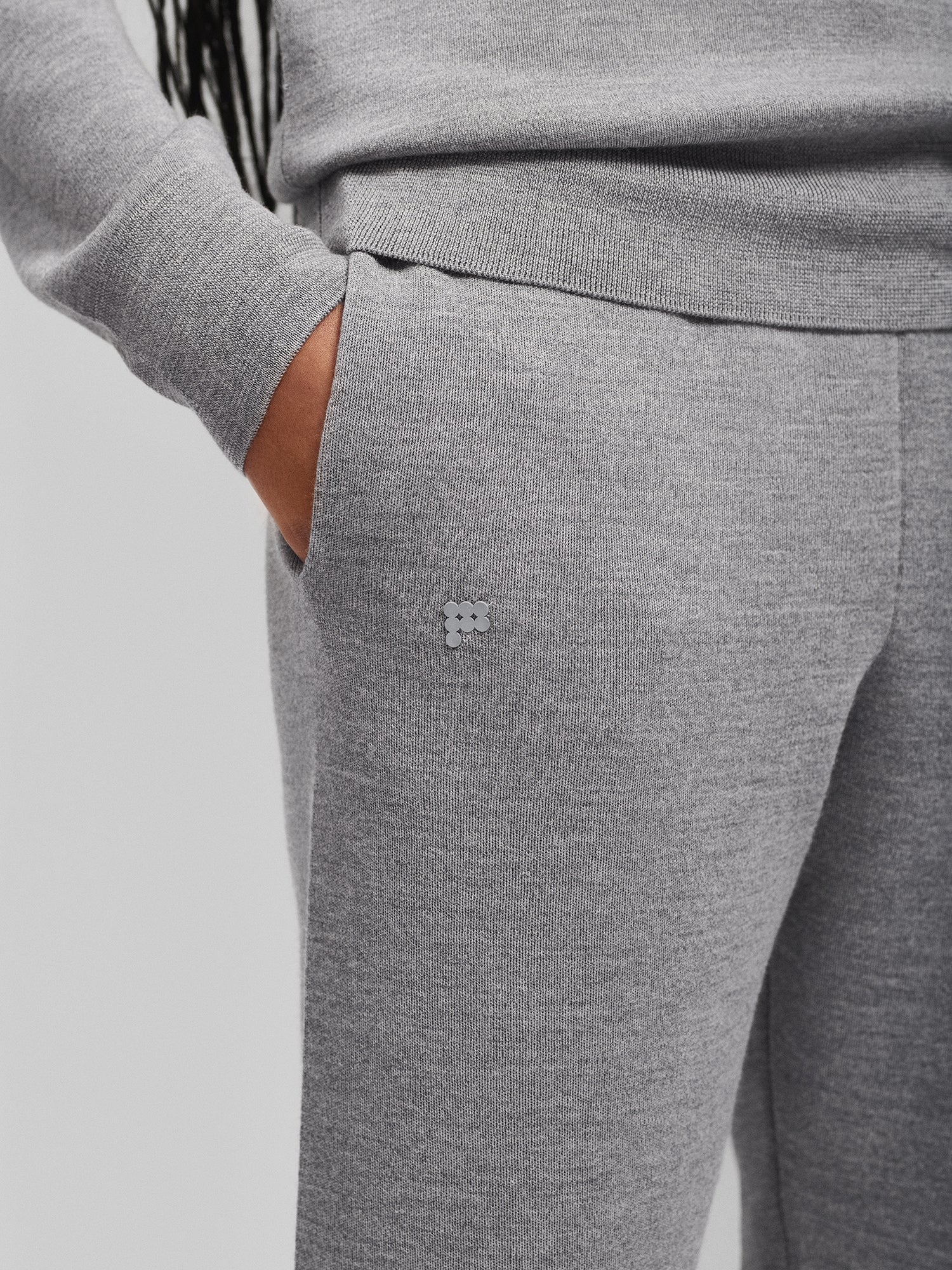 Brilliant Basics Women's Basic Fleece Track Pants - Grey Marl