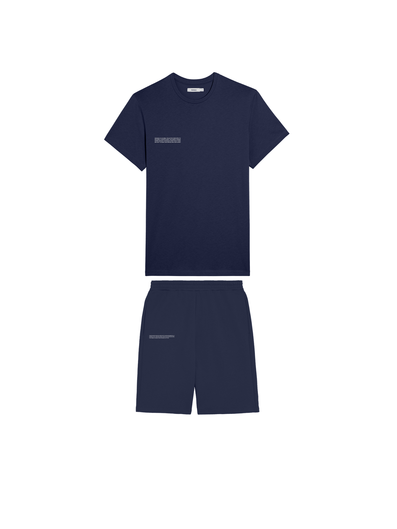 Mens 365 T-shirt and Long Shorts Bundle—Navy Blue