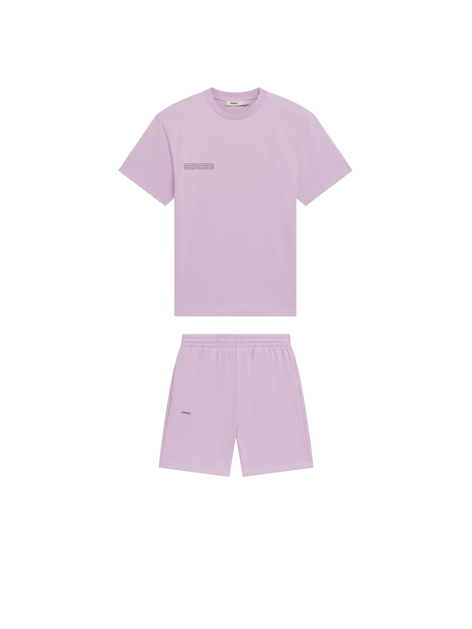 Womens 365 T-shirt and Mid-Length Shorts Bundle—Crocus Purple