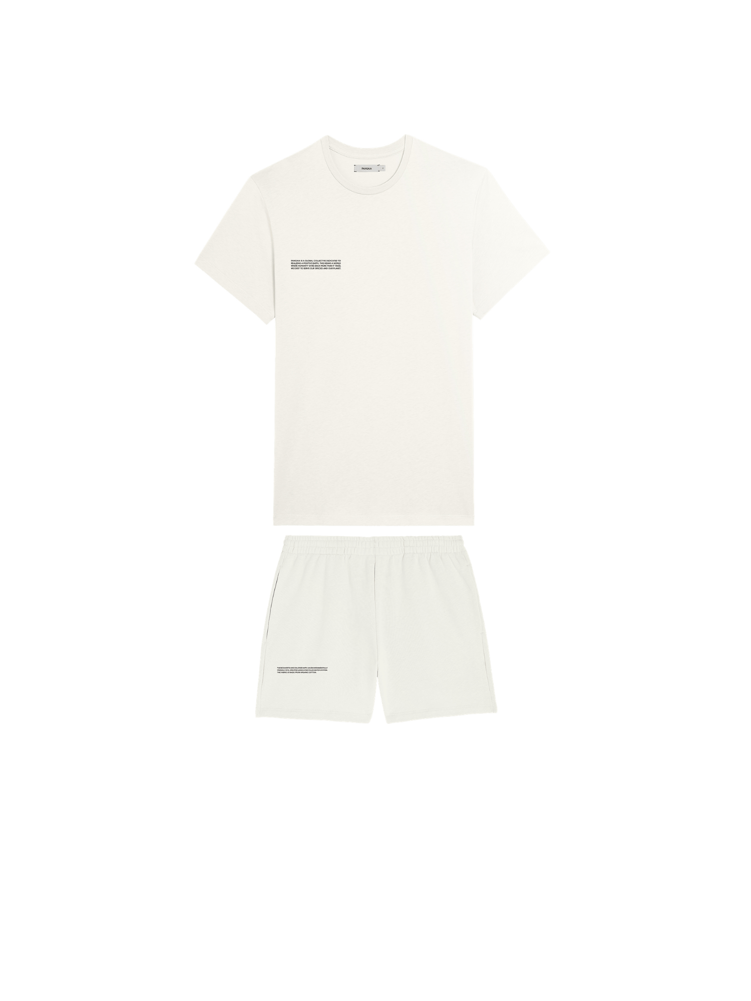 Mens 365 T-shirt and Shorts Bundle—Off White