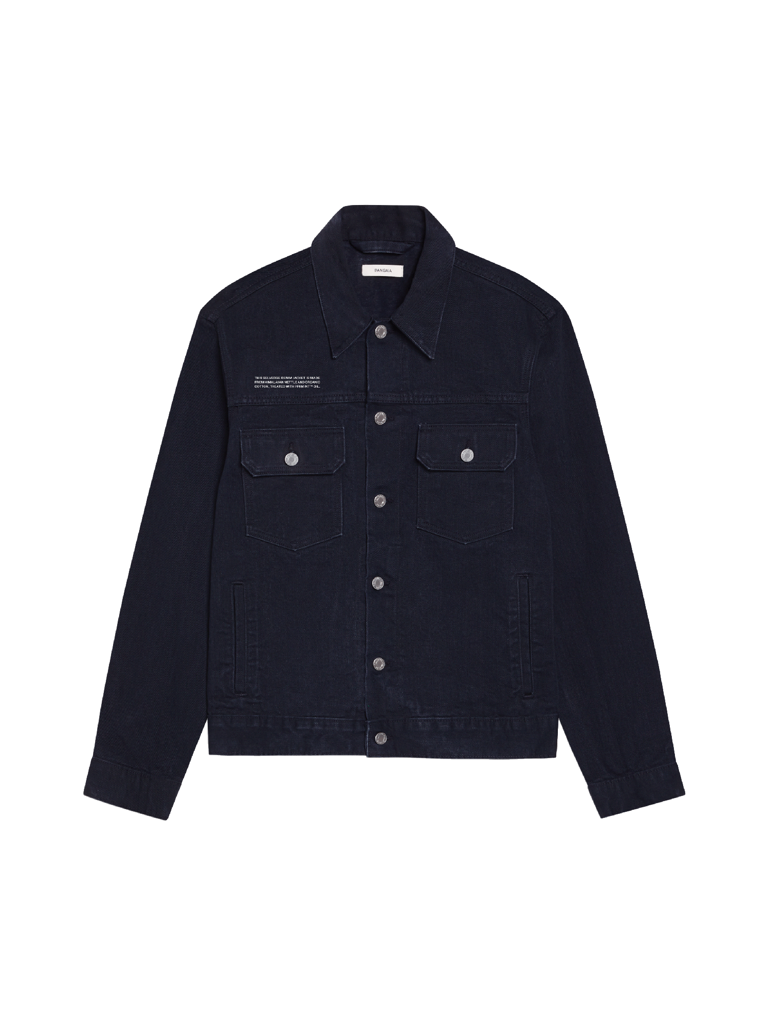 Nettle Denim Jacket—black-packshot-3