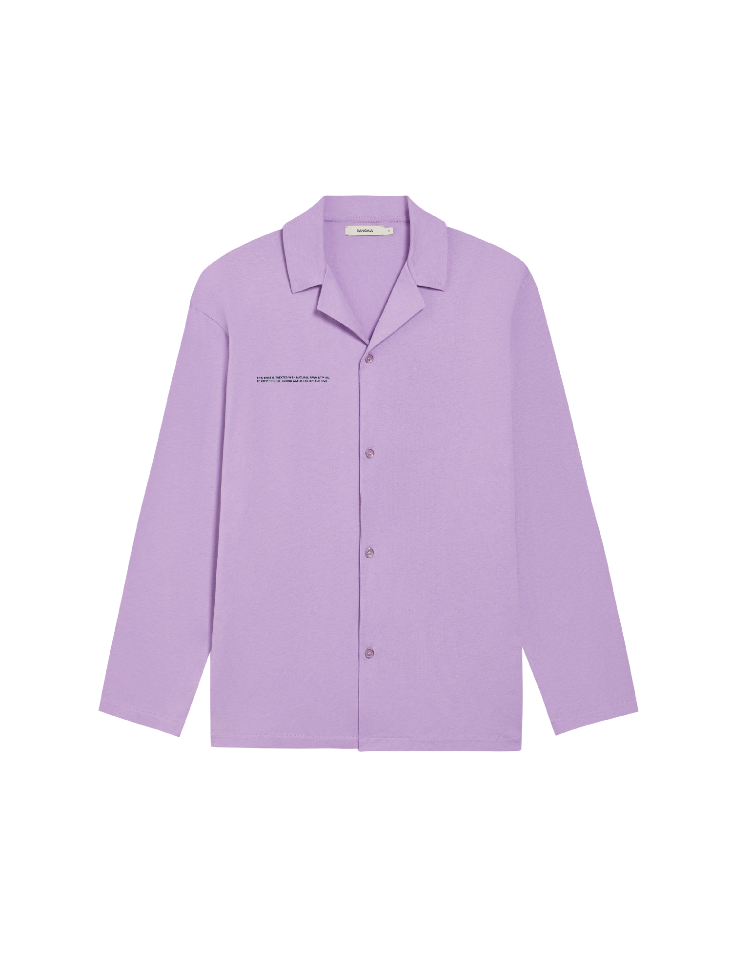 Mens Organic Cotton Pajama Shirt orchid purple