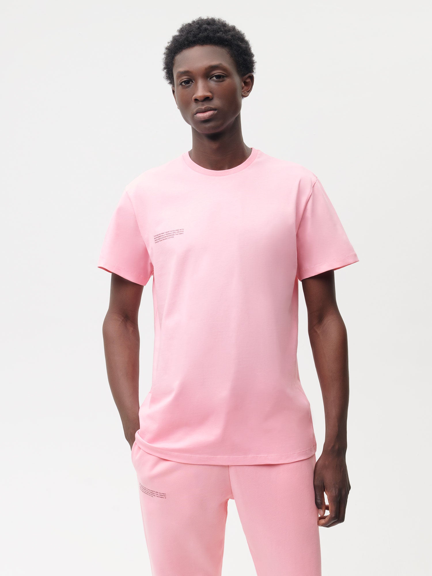 Mens pink on sale tee shirt