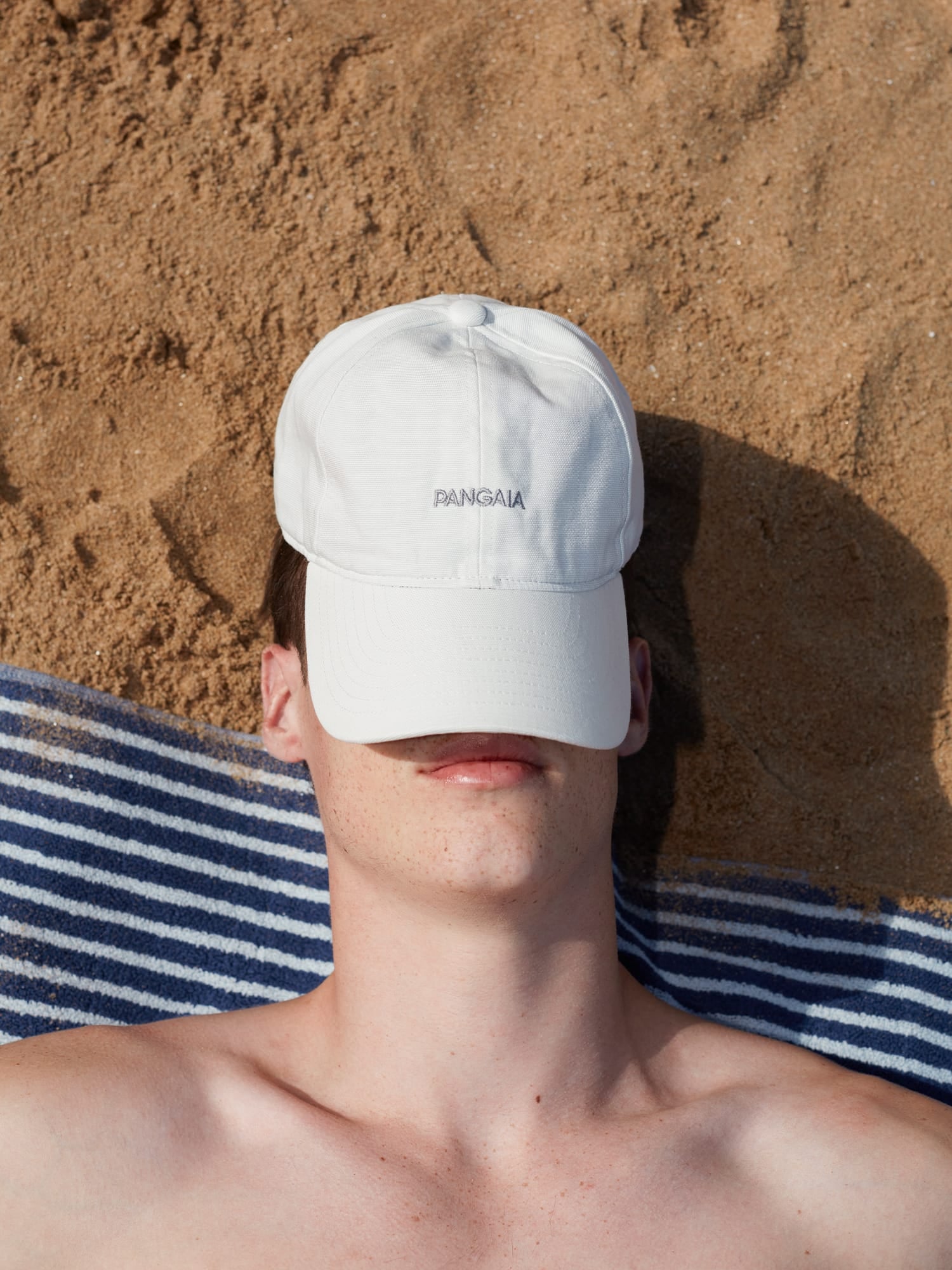 Organic Cotton Cap Pangaia Logo—Soft Void
