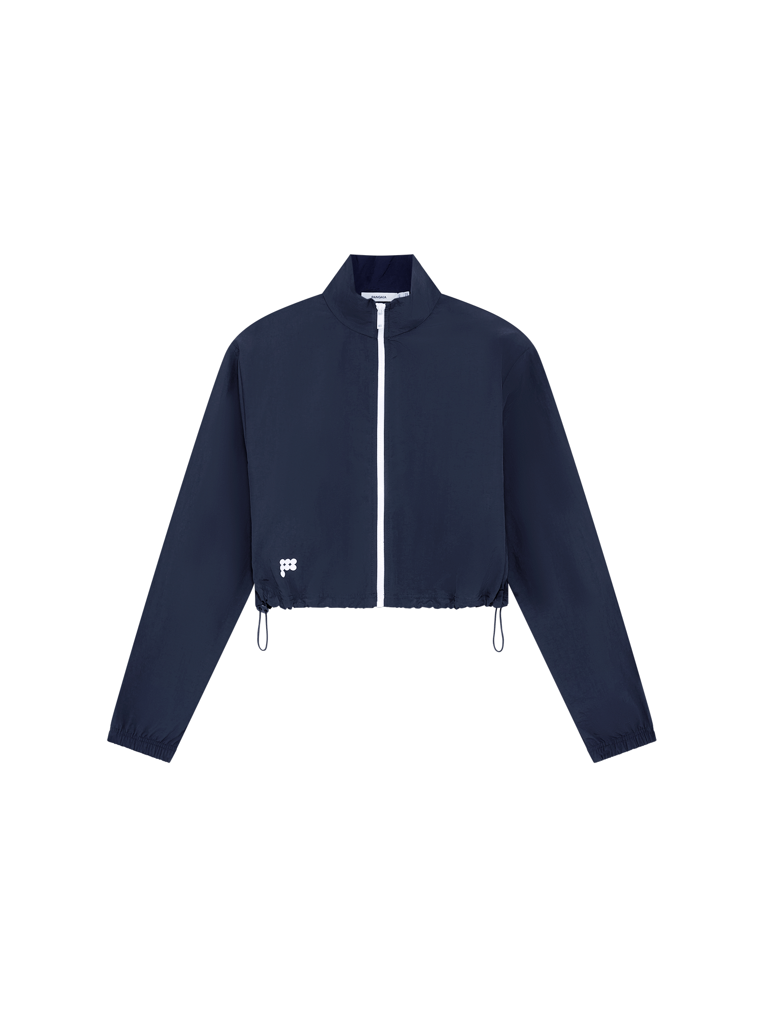 Womens Recycled Nylon Zip Up Jacket—Granite Navy Womens Recycled Nylon Zip Up Jacket—Granite Navy