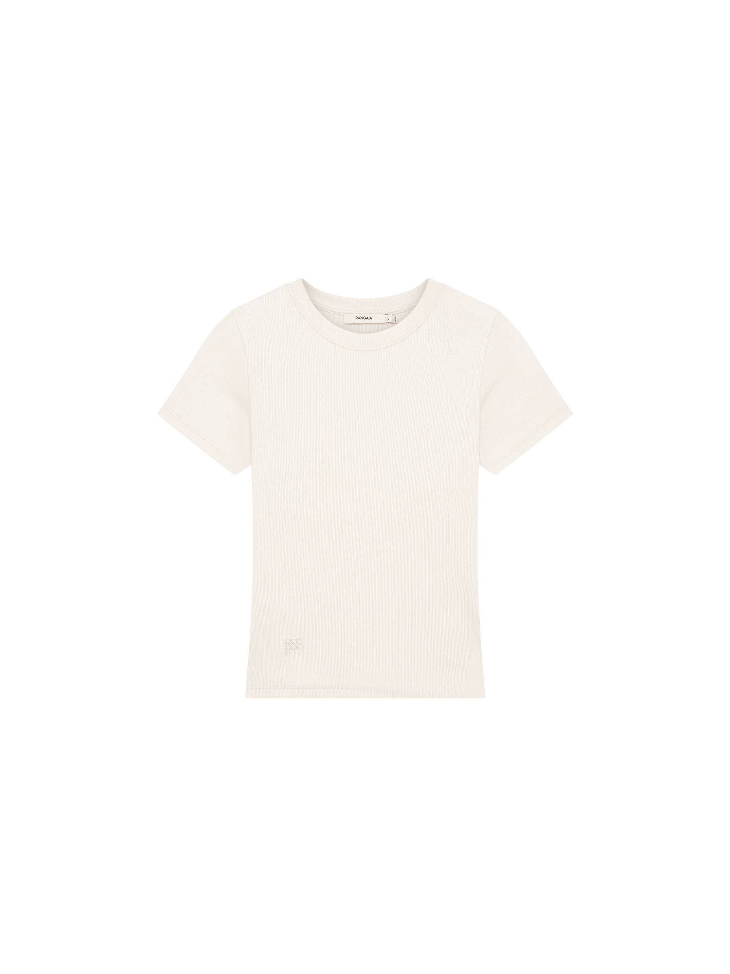 Womens Rib T-Shirt—Bone White