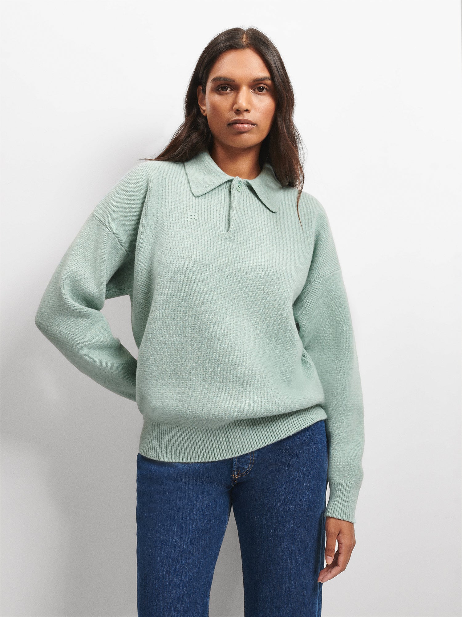 Recycled_Cashmere_Polo_Sweater_Eucalyptus_Blue_female-1