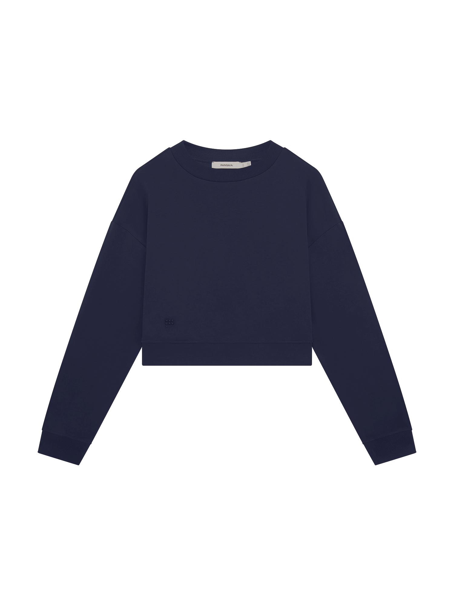 Womens Summer Cropped Sweatshirt—Midnight Navy