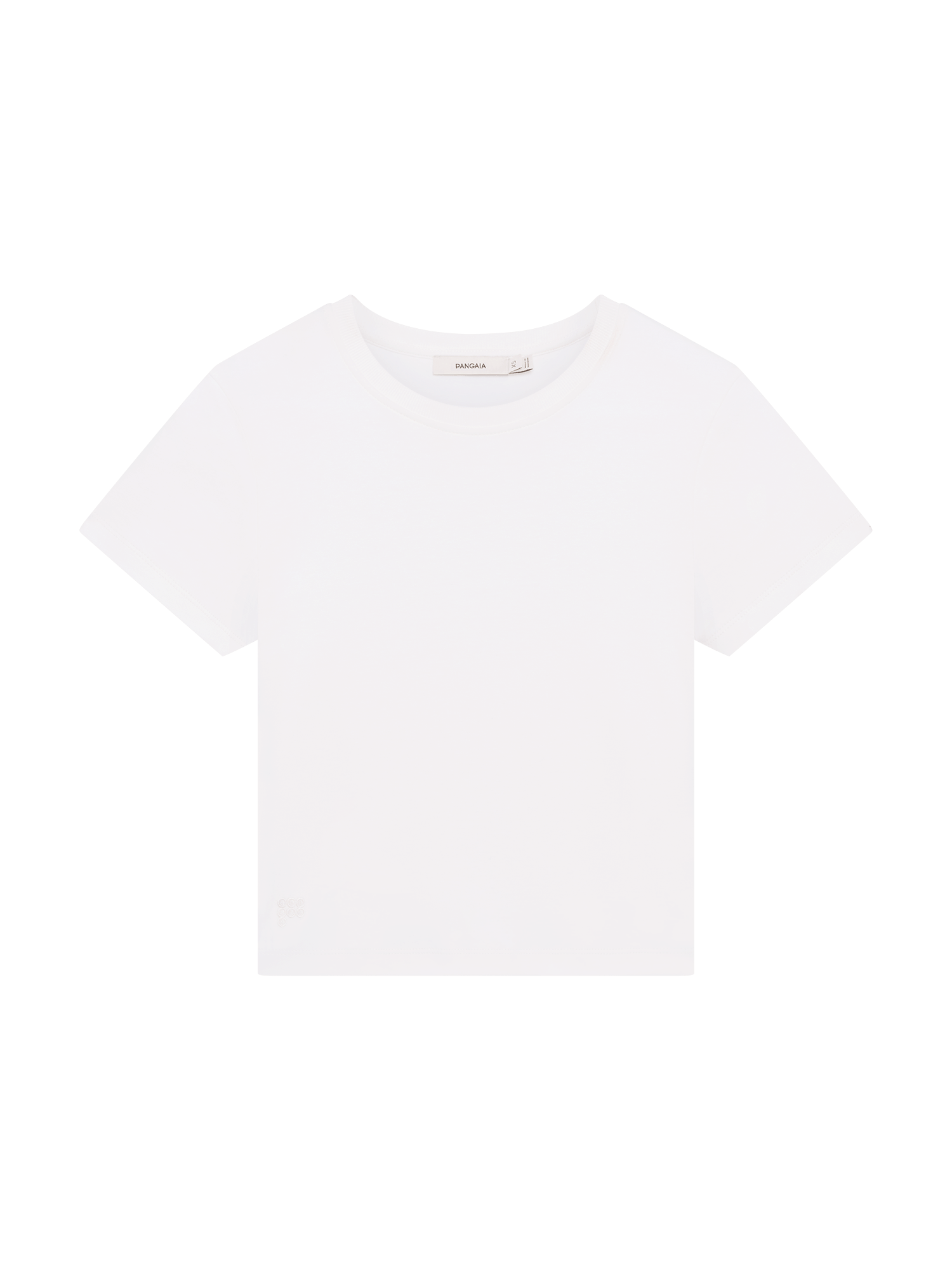 Womens Summer Cropped T-Shirt—Off-White