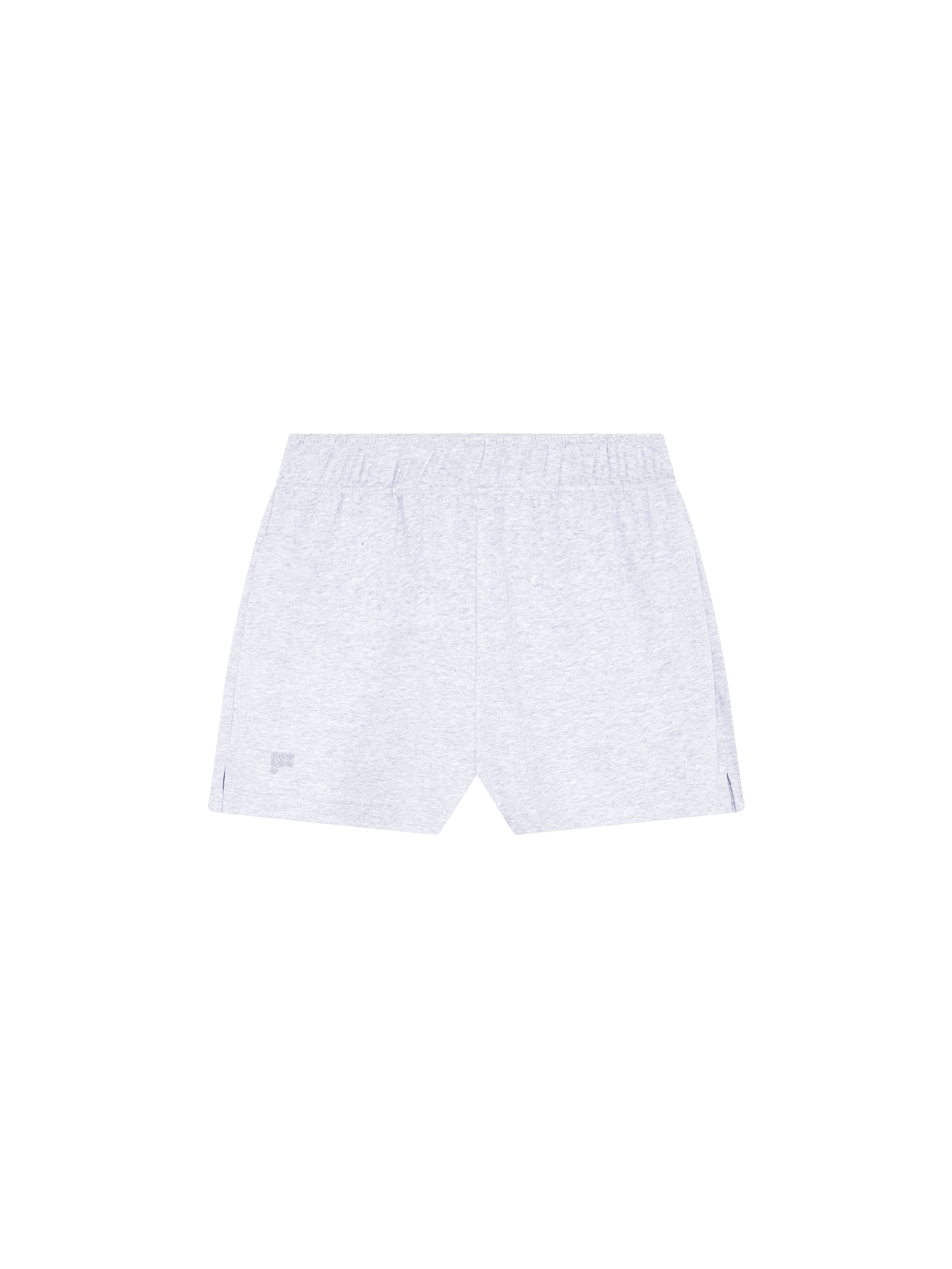 Womens Cotton Shorts—Grey Marl