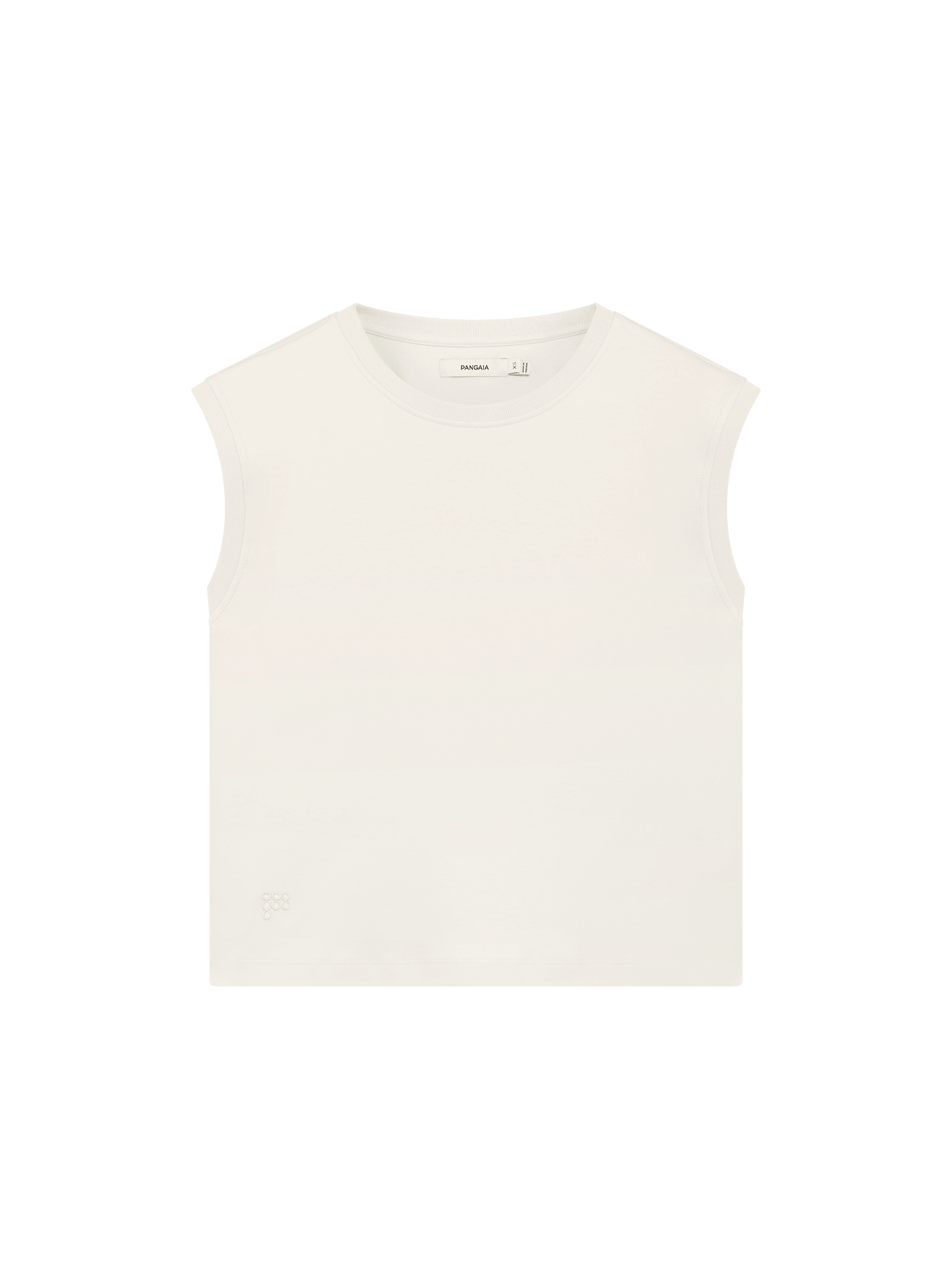 Womens Summer Sleeveless T-Shirt—Bone White