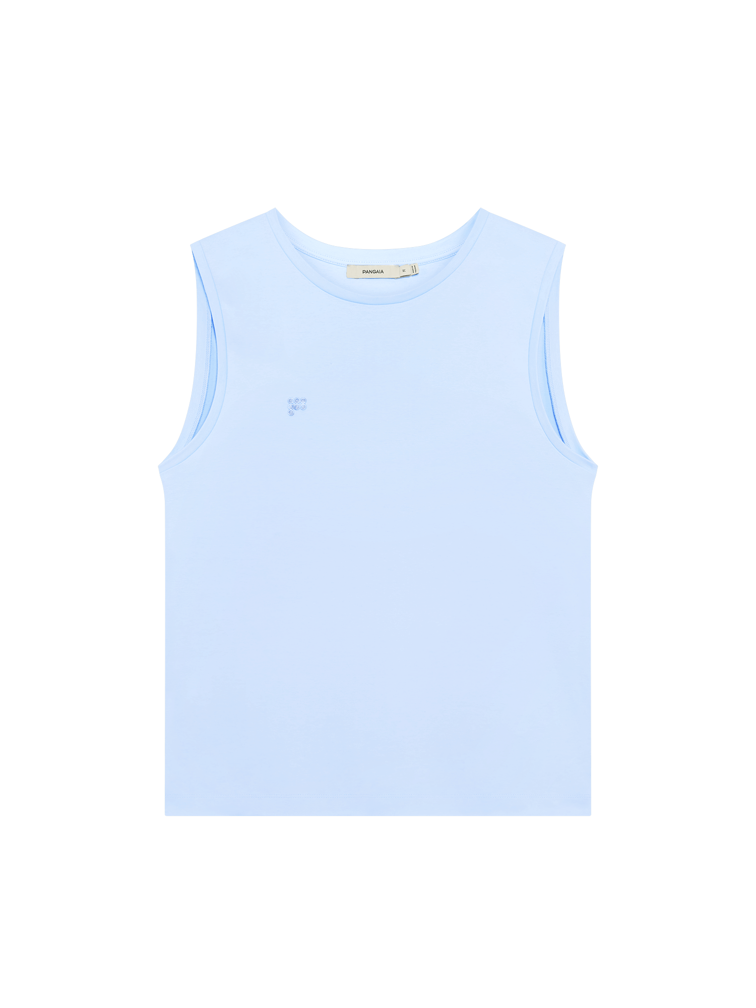 Mens Summer Sleeveless T-Shirt—Wildflower Blue