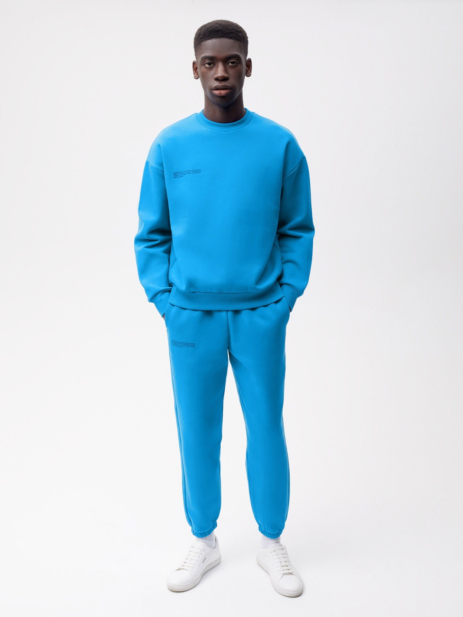 Signature Track Pants—cerulean blue male