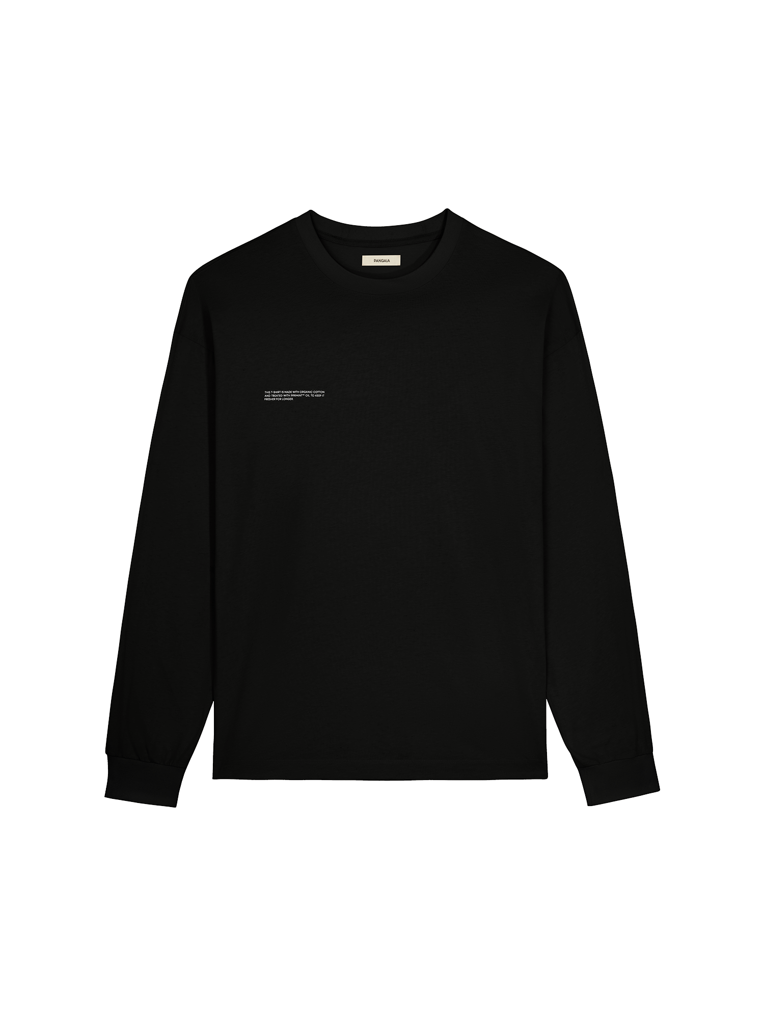 Dna Long Sleeve T-shirt - Black - Pangaia
