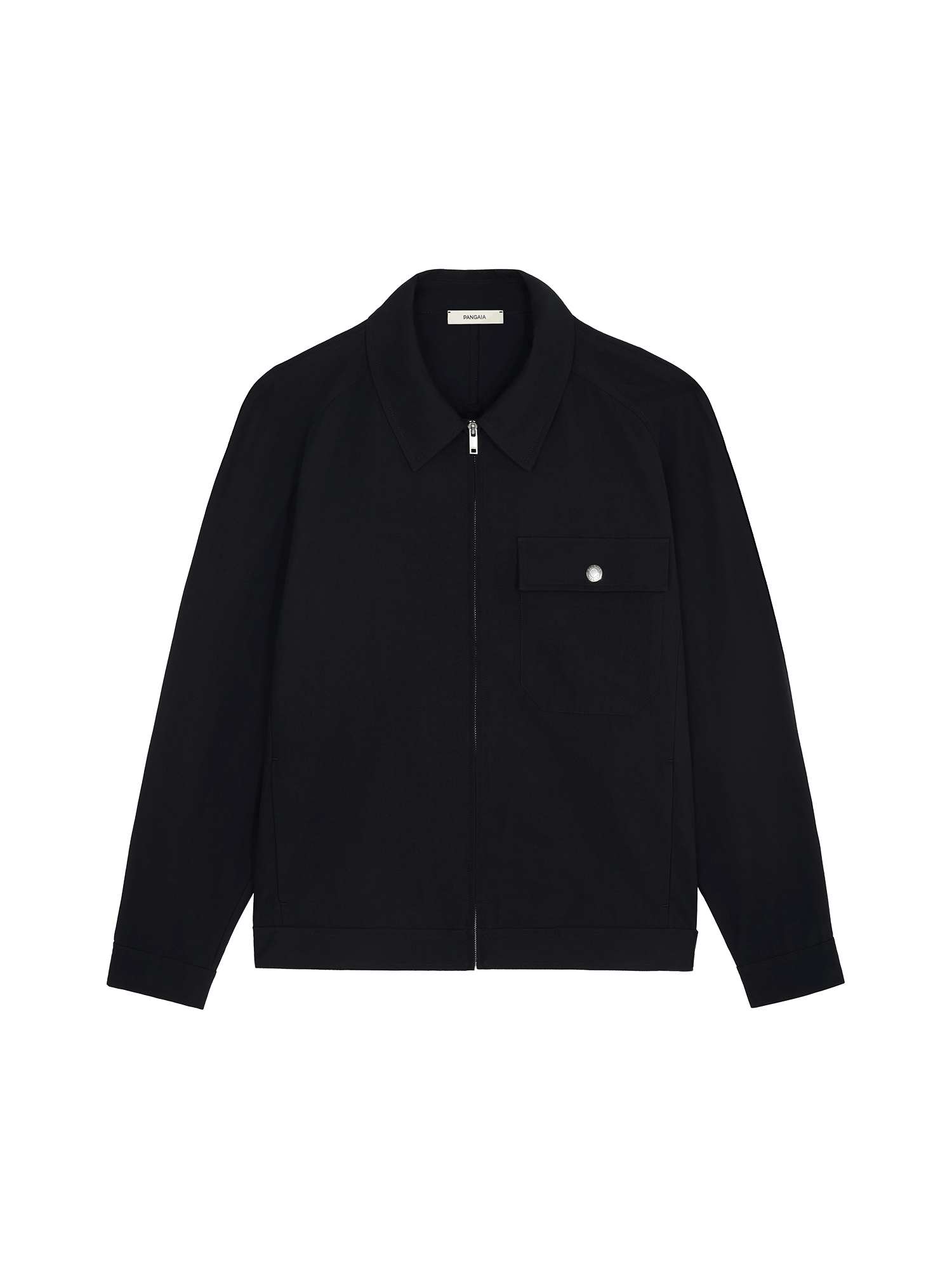 Womens DNA Cotton Linen Harrington Jacket—black