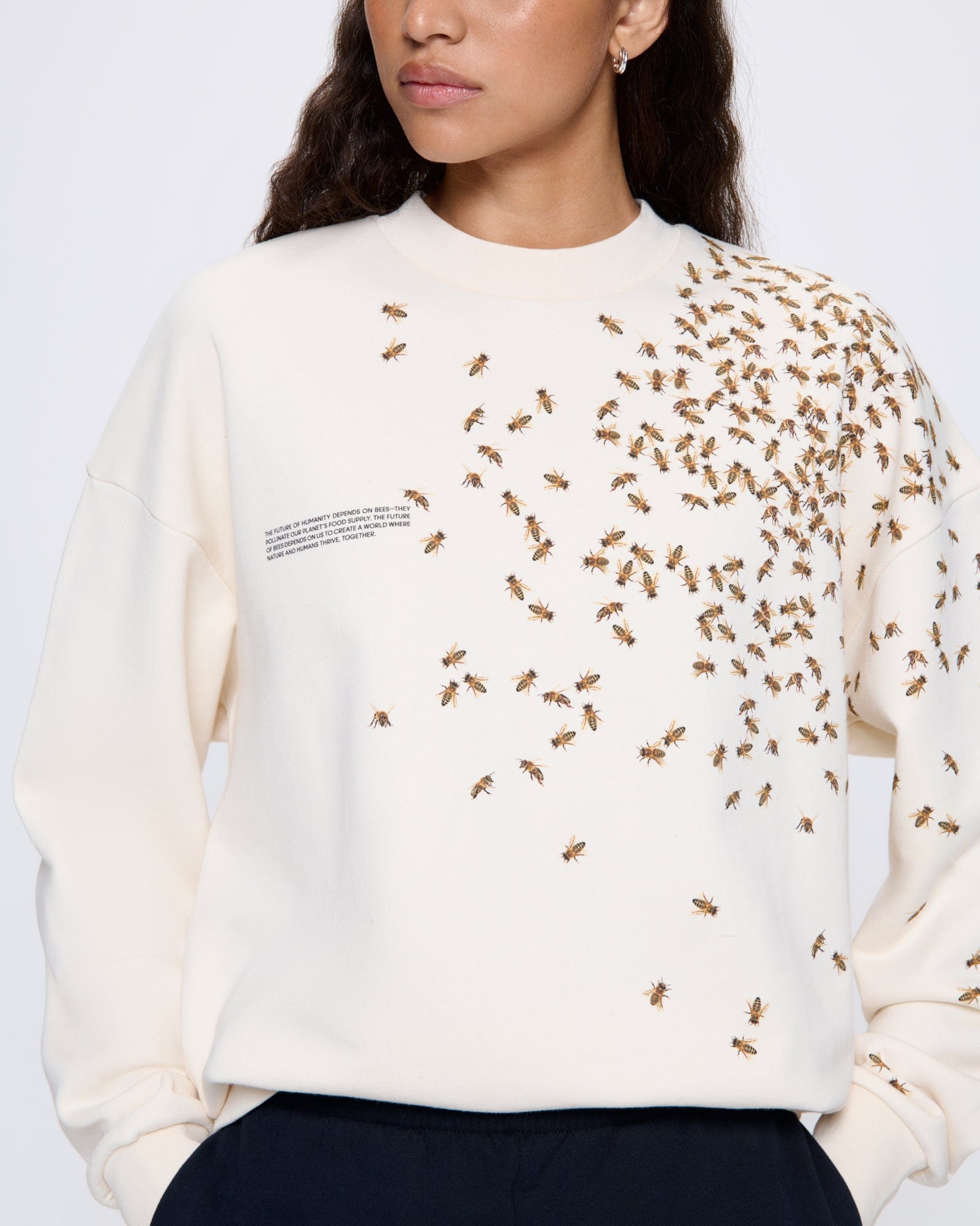 Womens Bee:Wild Sweatshirt PANGAIA - Main Image