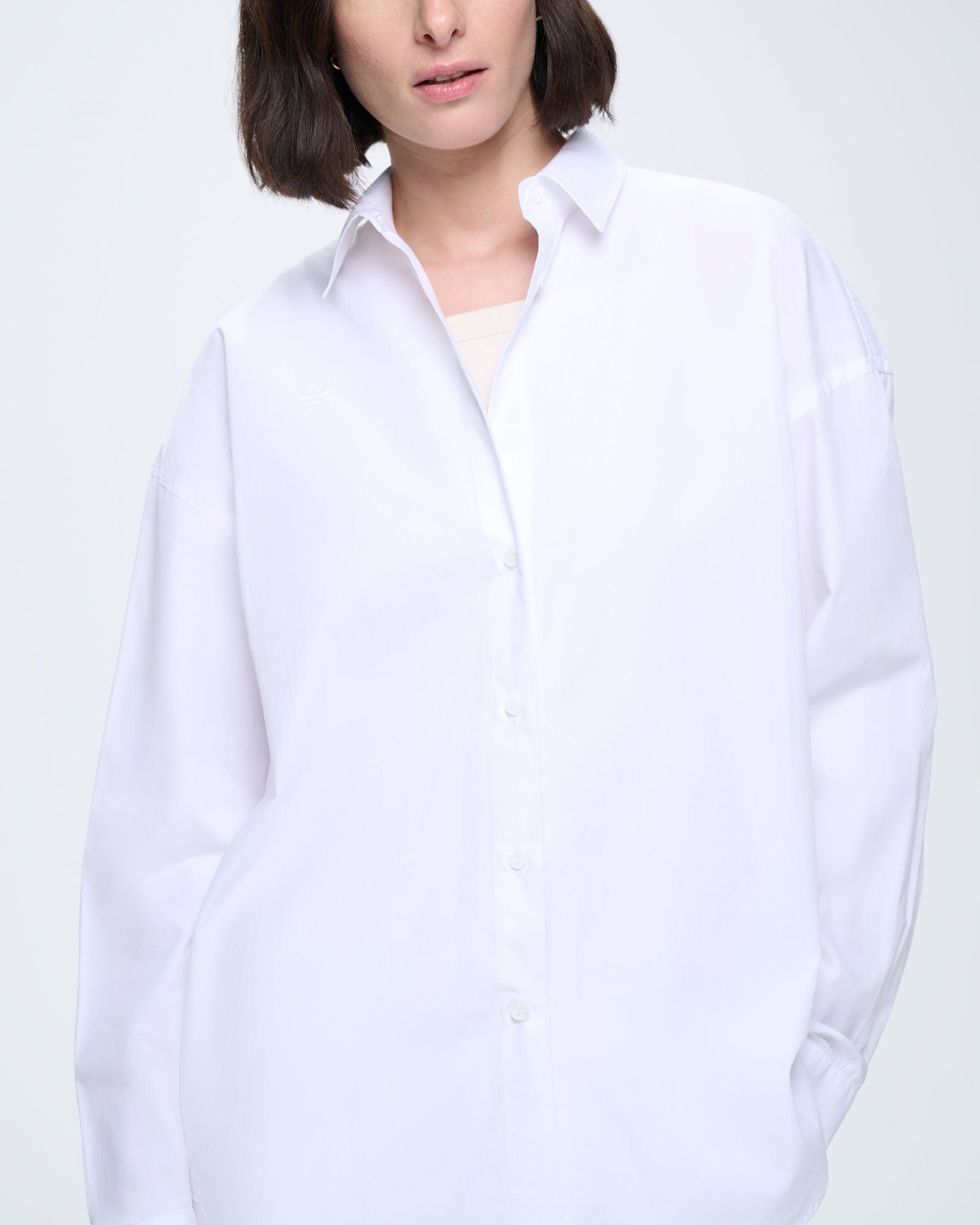 Womens Cropped T-Shirt—Off-White