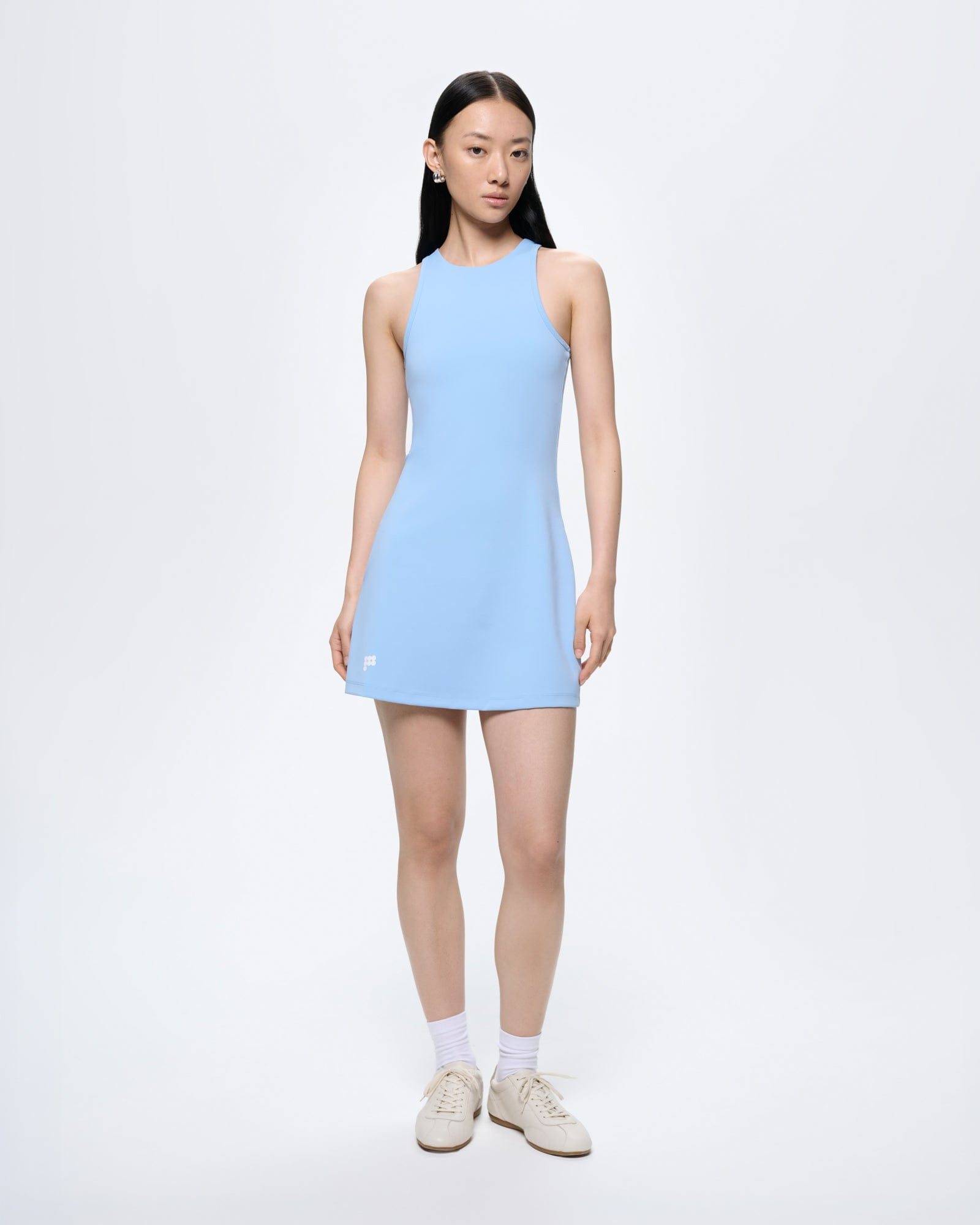 PANGAIA - Womens Court Side DressDewdrop Blue - S PANGAIA - Womens Court Side DressDewdrop Blue - S