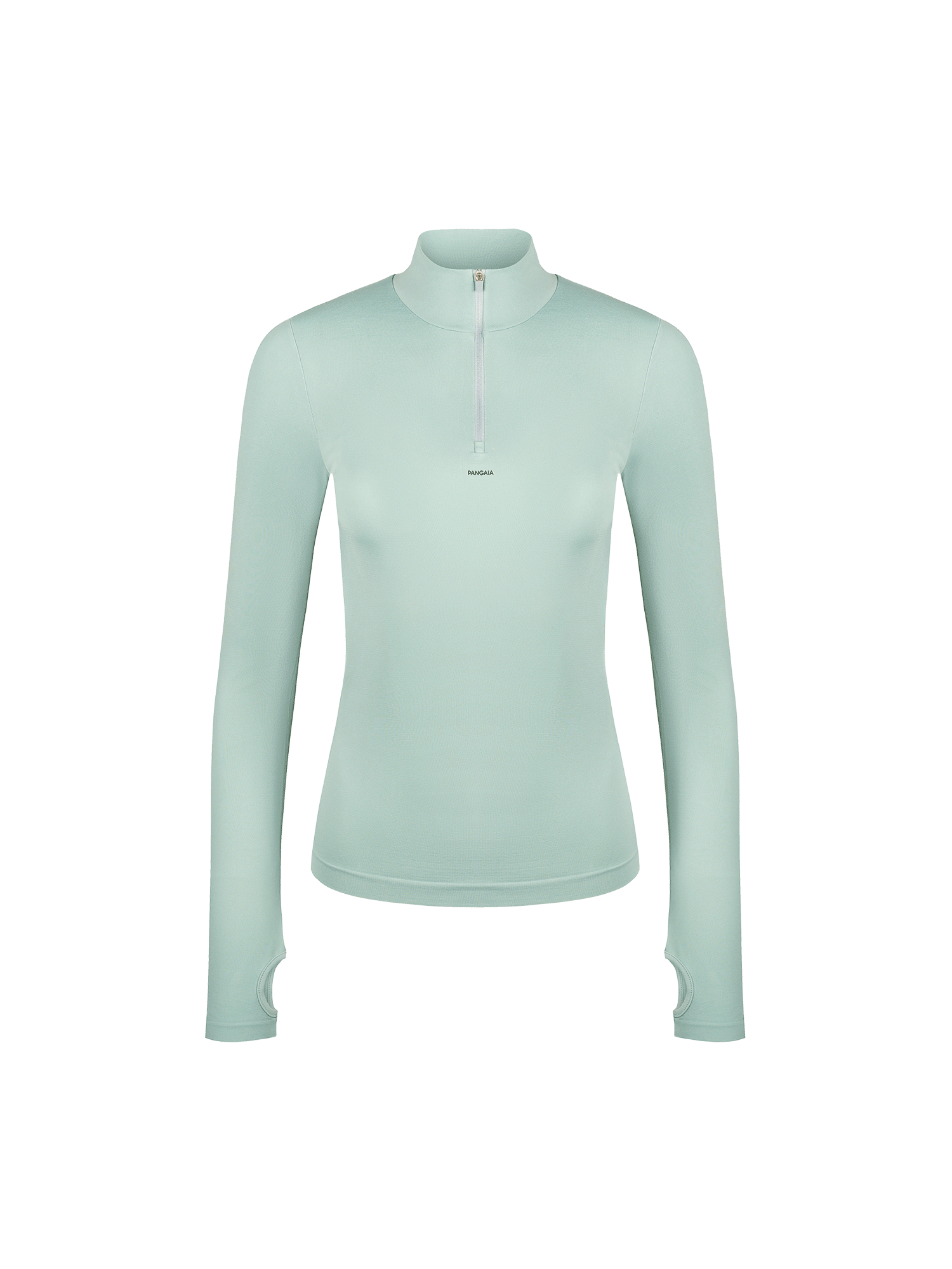 Womens-Active-Seamless-Long-Sleeve-Zip-Top-Eucalyptus-Blue-packshot-1